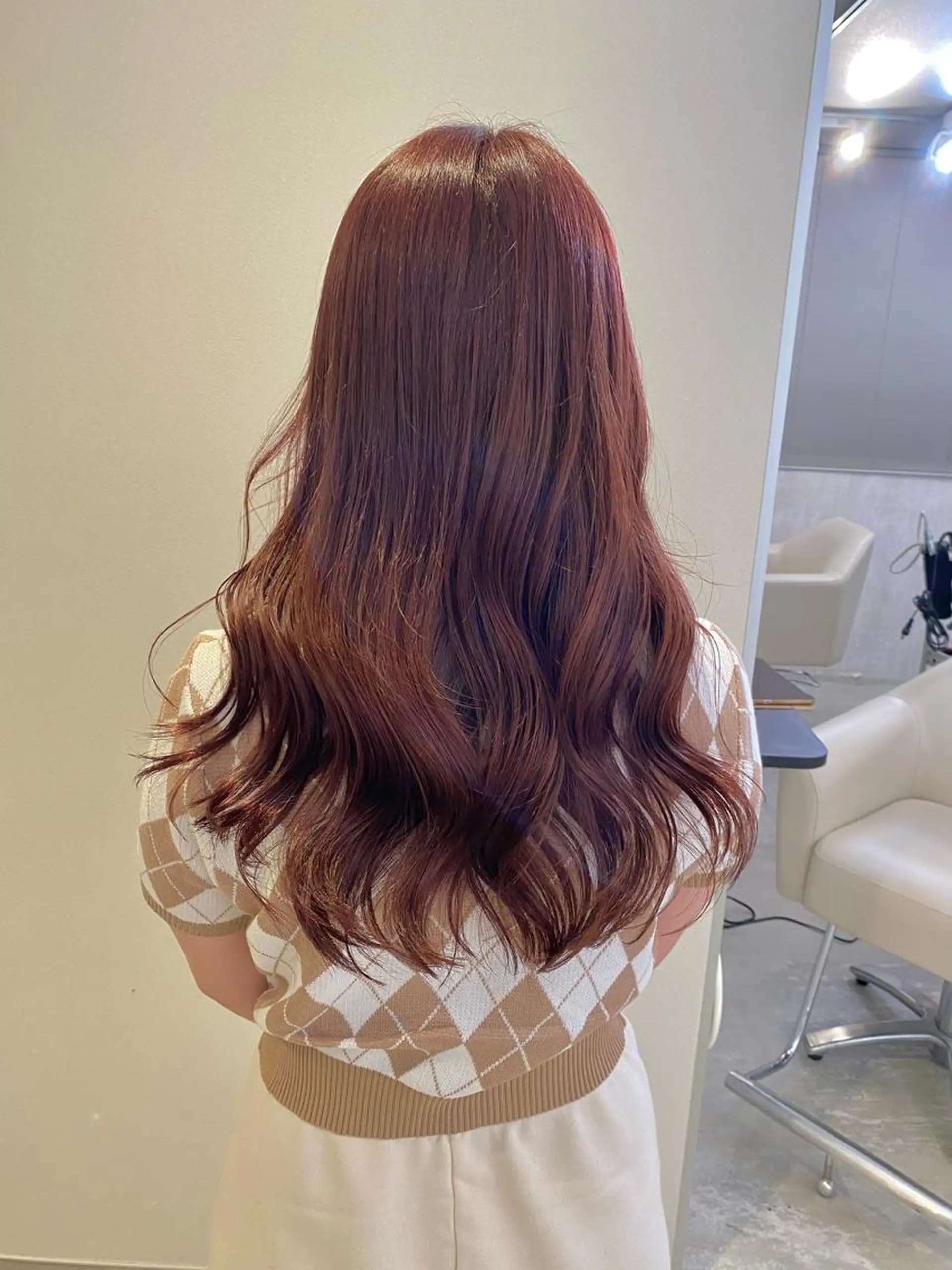 ロング カラー ベージュカラー ラベンダーカラー ラベンダーベージュ ピンクカラー ピンクベージュ カット ヘアカラー トリートメント ボブ/縮毛矯正/ レイヤー/塚田のヘアスタイル