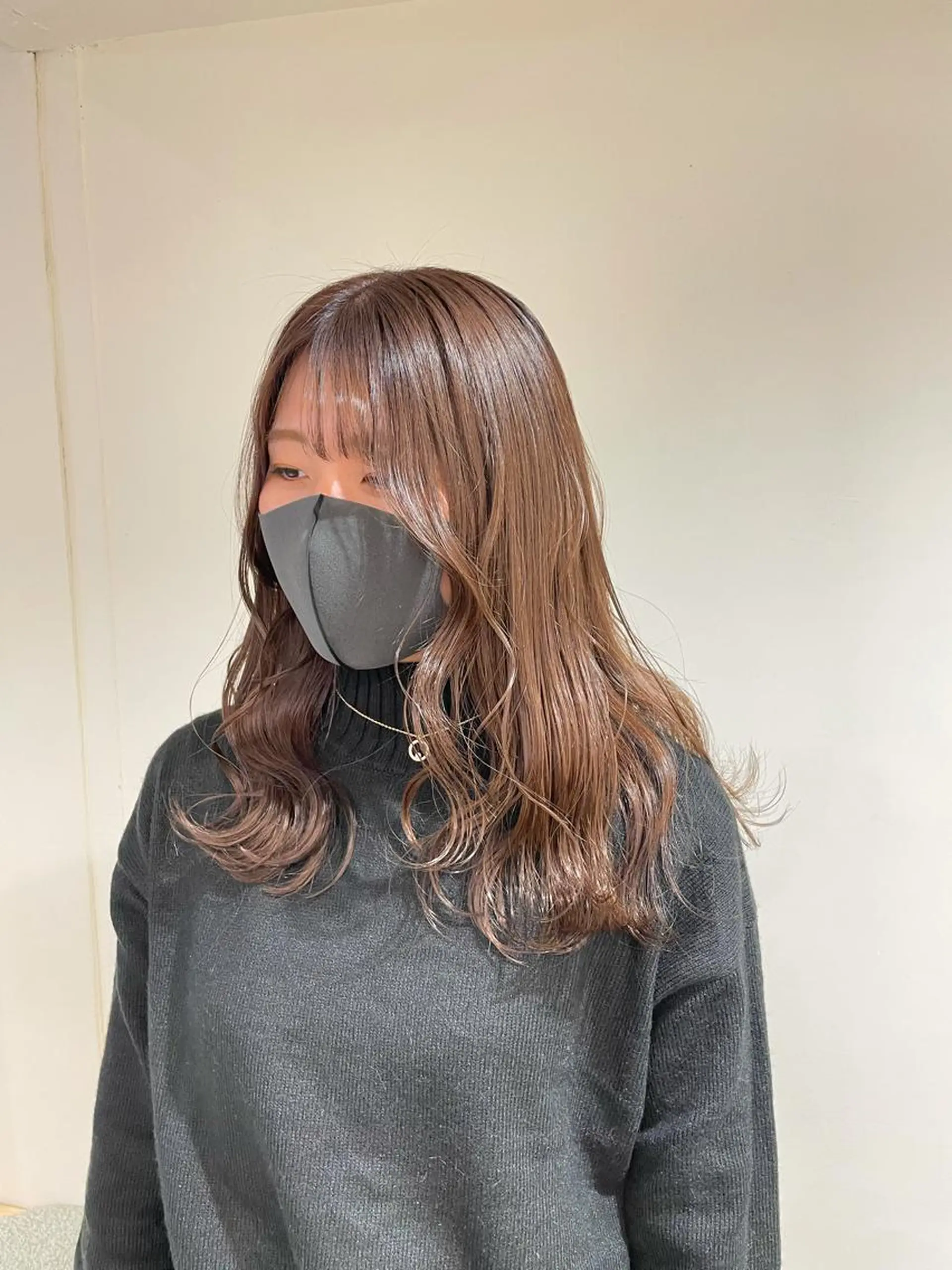 ロング チョコレートブラウン ヘアカラー soyon心斎橋所属・♡透明感/艶カラー/ M a I ♡のヘアスタイル