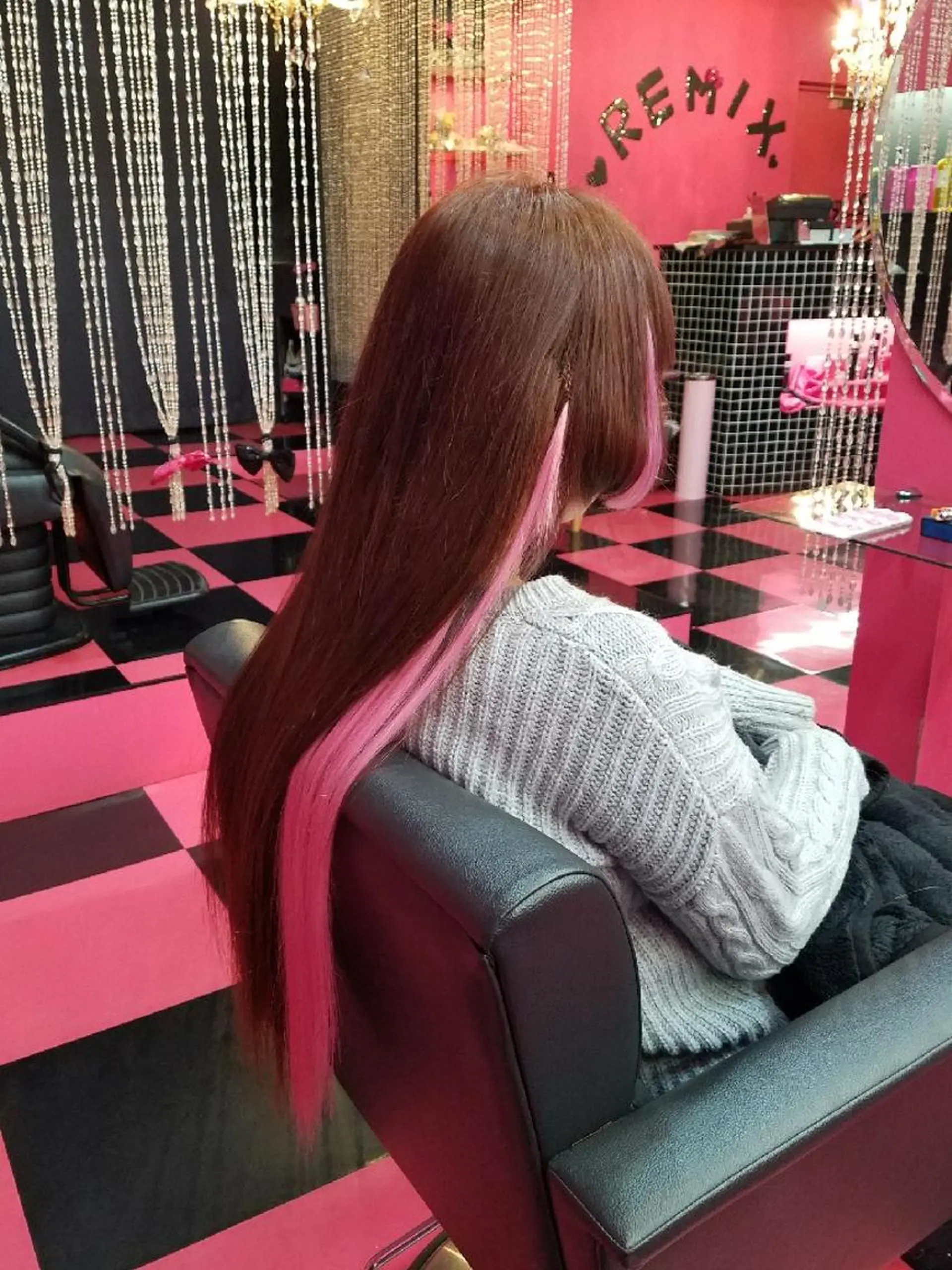 ロング カラー エクステ 姫カット REMIX　by　  Love　hairのヘアスタイル