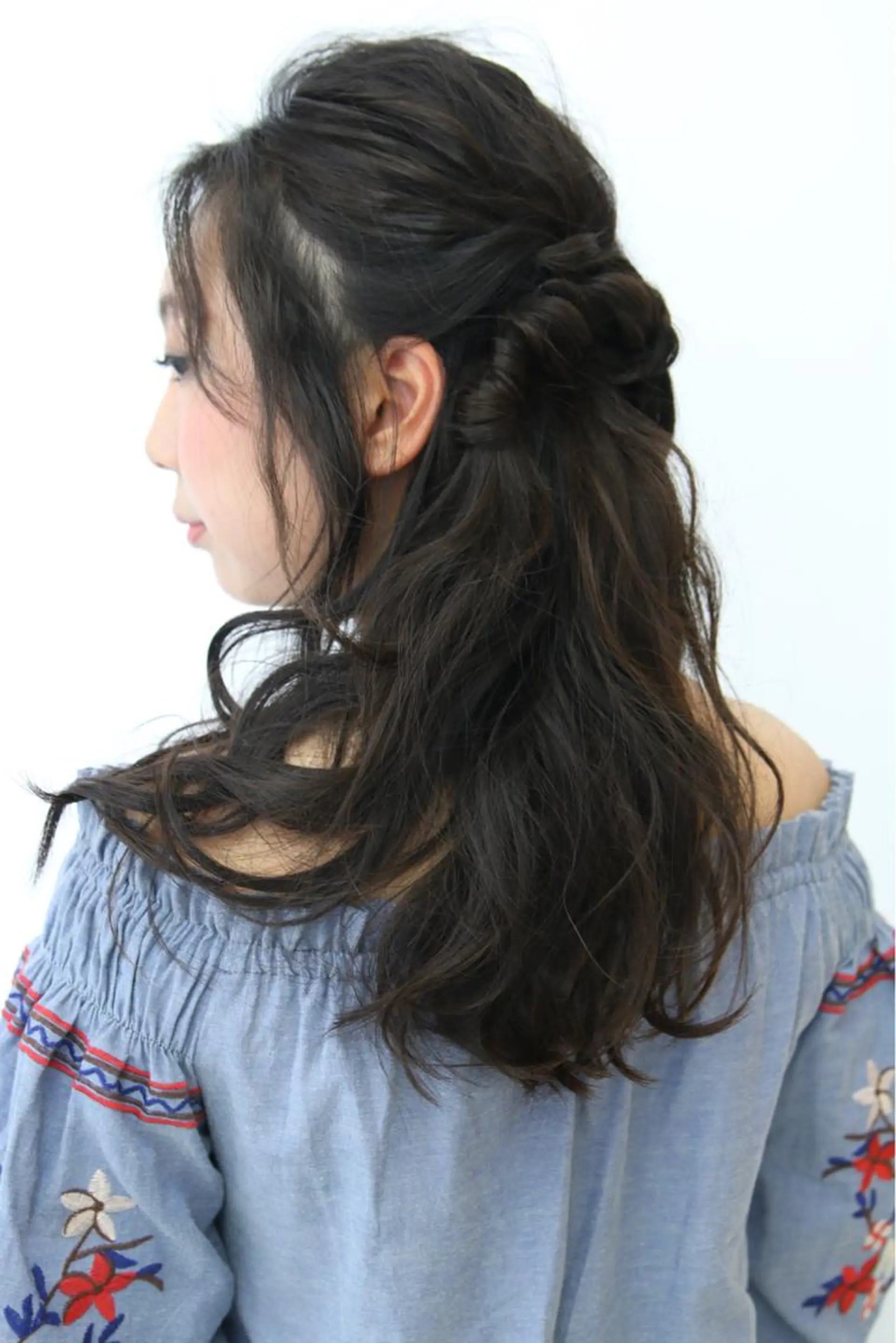 ミディアム ヘアアレンジ ヘアセット 駅チカ【ali'i】 アリイ花崎友美☘のヘアスタイル