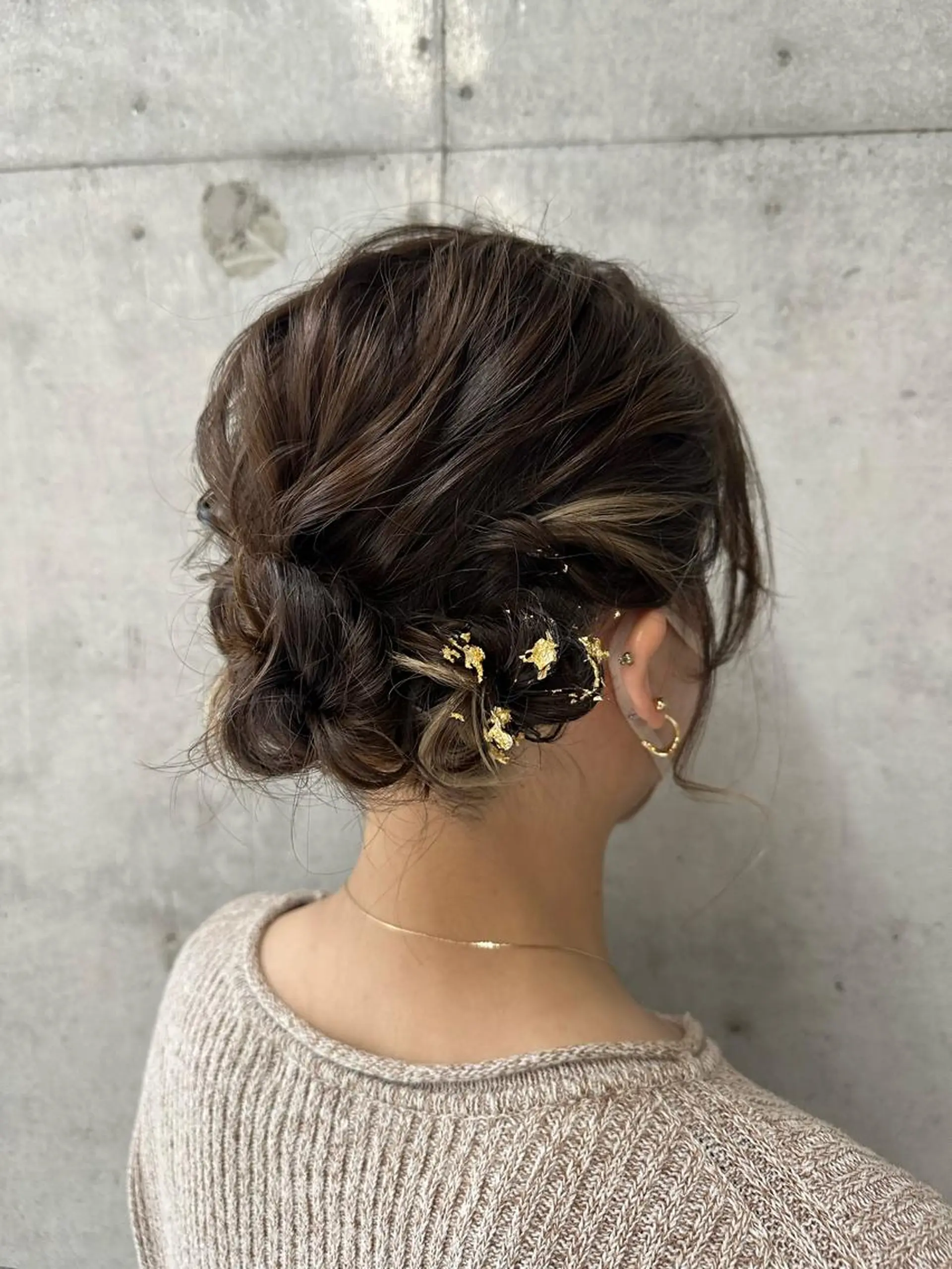 ミディアム ヘアアレンジ 女性に人気♪ はやしほのかのヘアスタイル