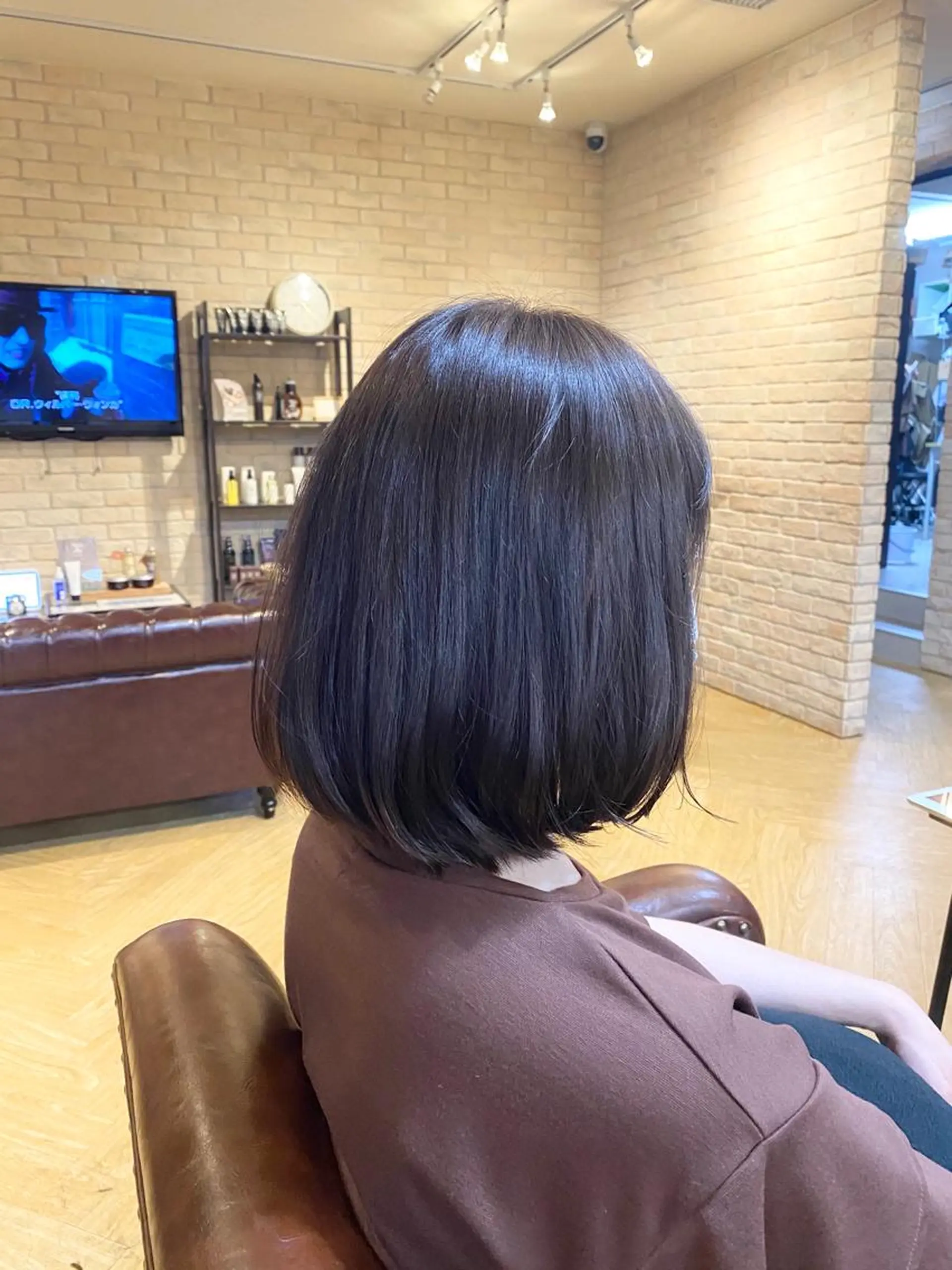 ミディアム カラー 髪質改善 ヒデのヘアスタイル