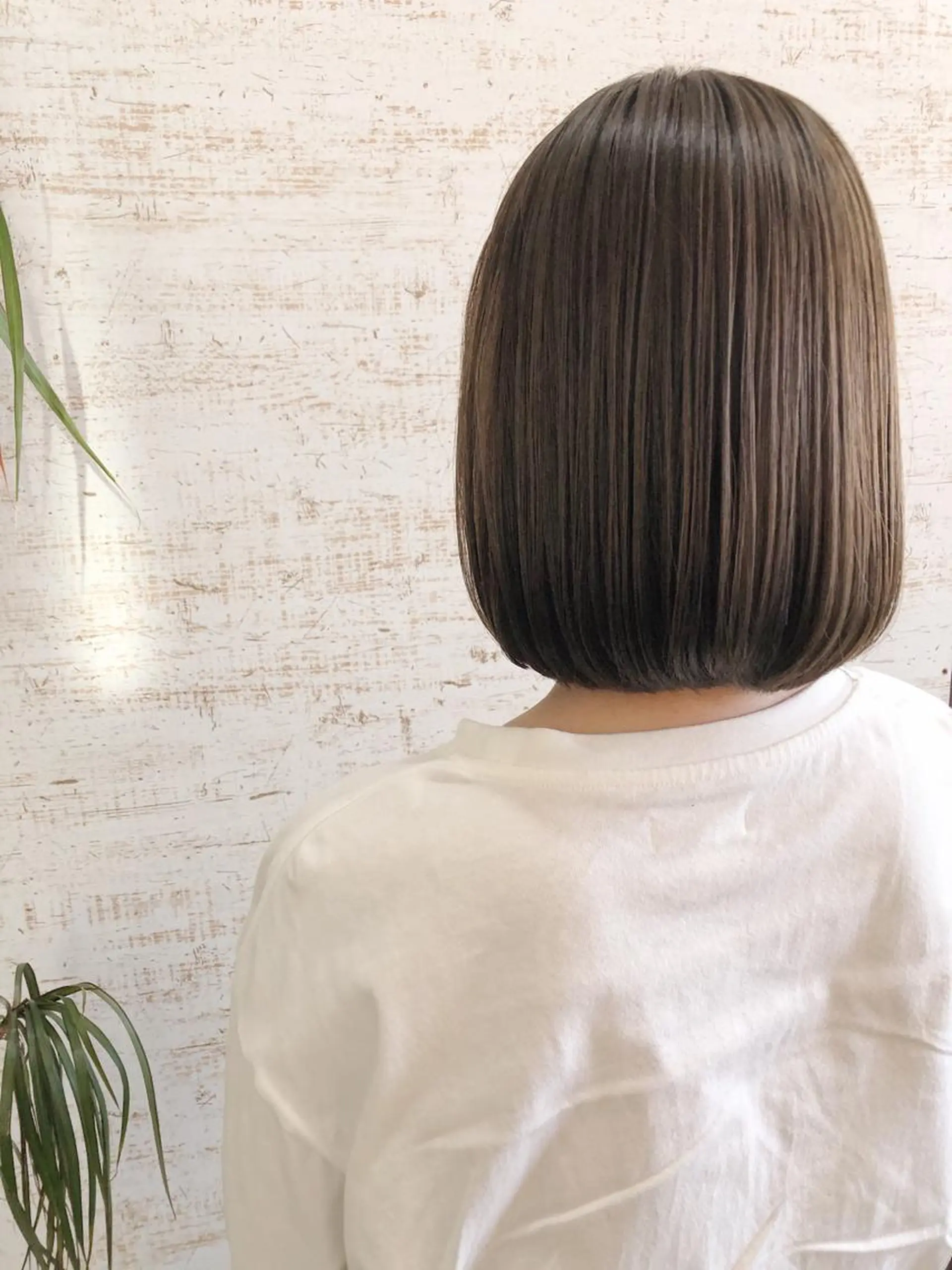 ミディアム カラー ケアブリーチ /髪質 改善/古橋圭史郎のヘアスタイル