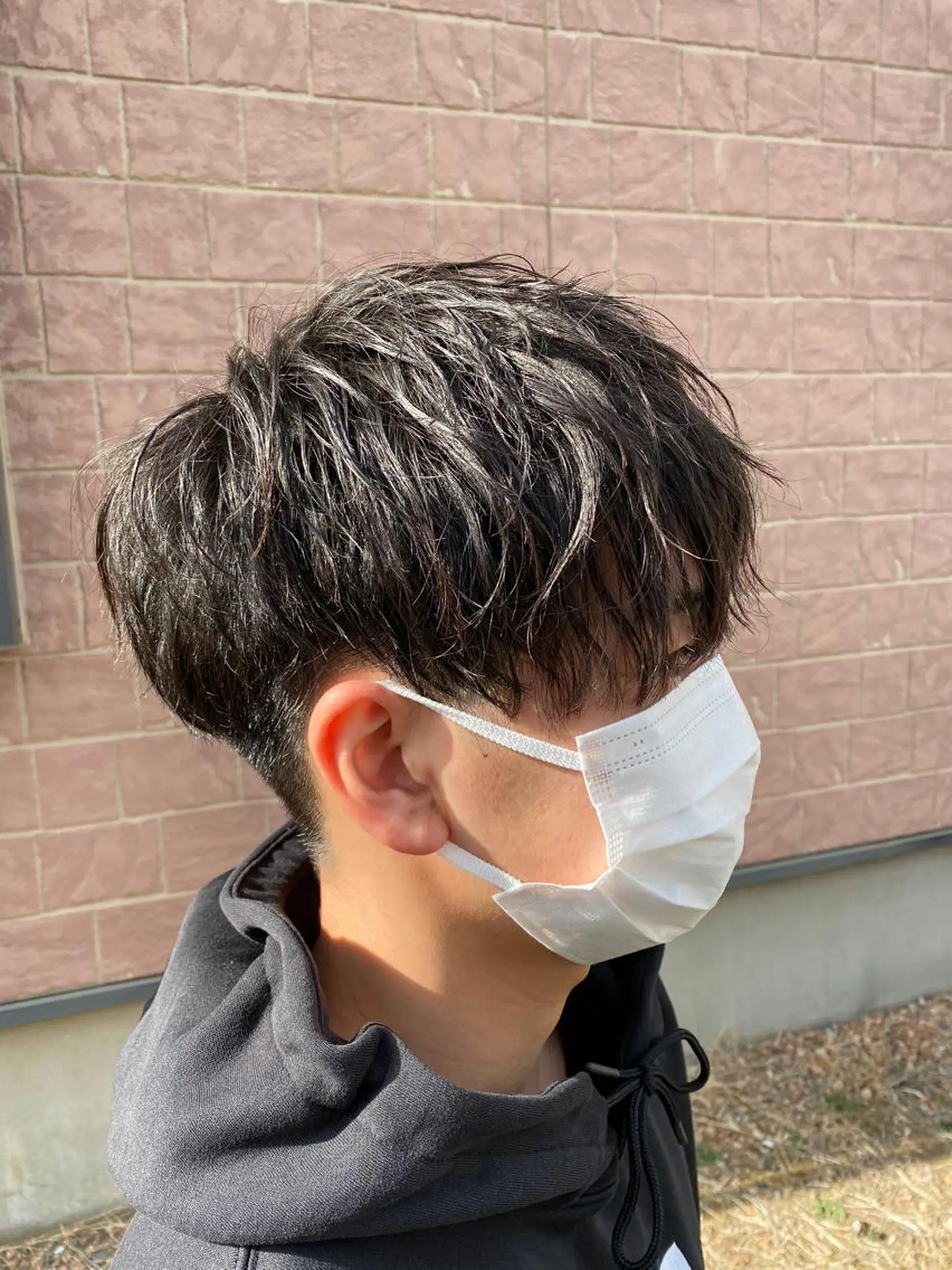 ショート パーマ メンズ 縮毛矯正 滝沢尚起のヘアスタイル