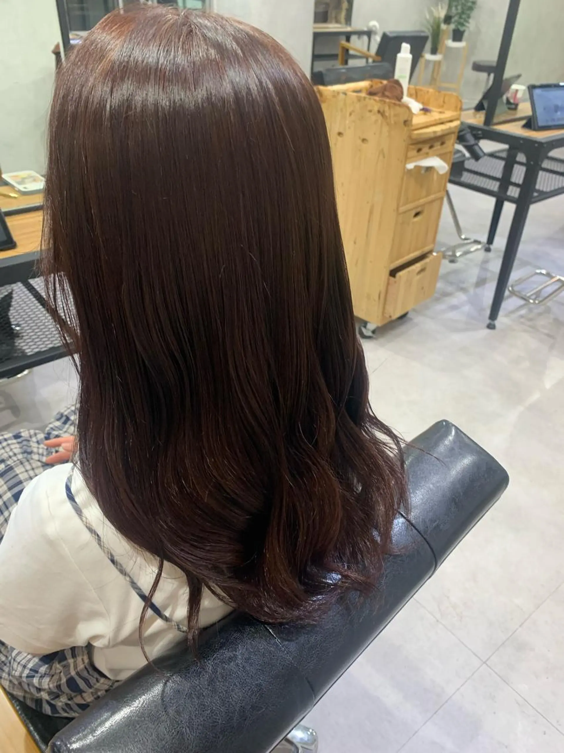 セミロング カット ヘアカラー トリートメント ACT仙台店所属・lena🎀 透明感カラー/韓国風のヘアスタイル