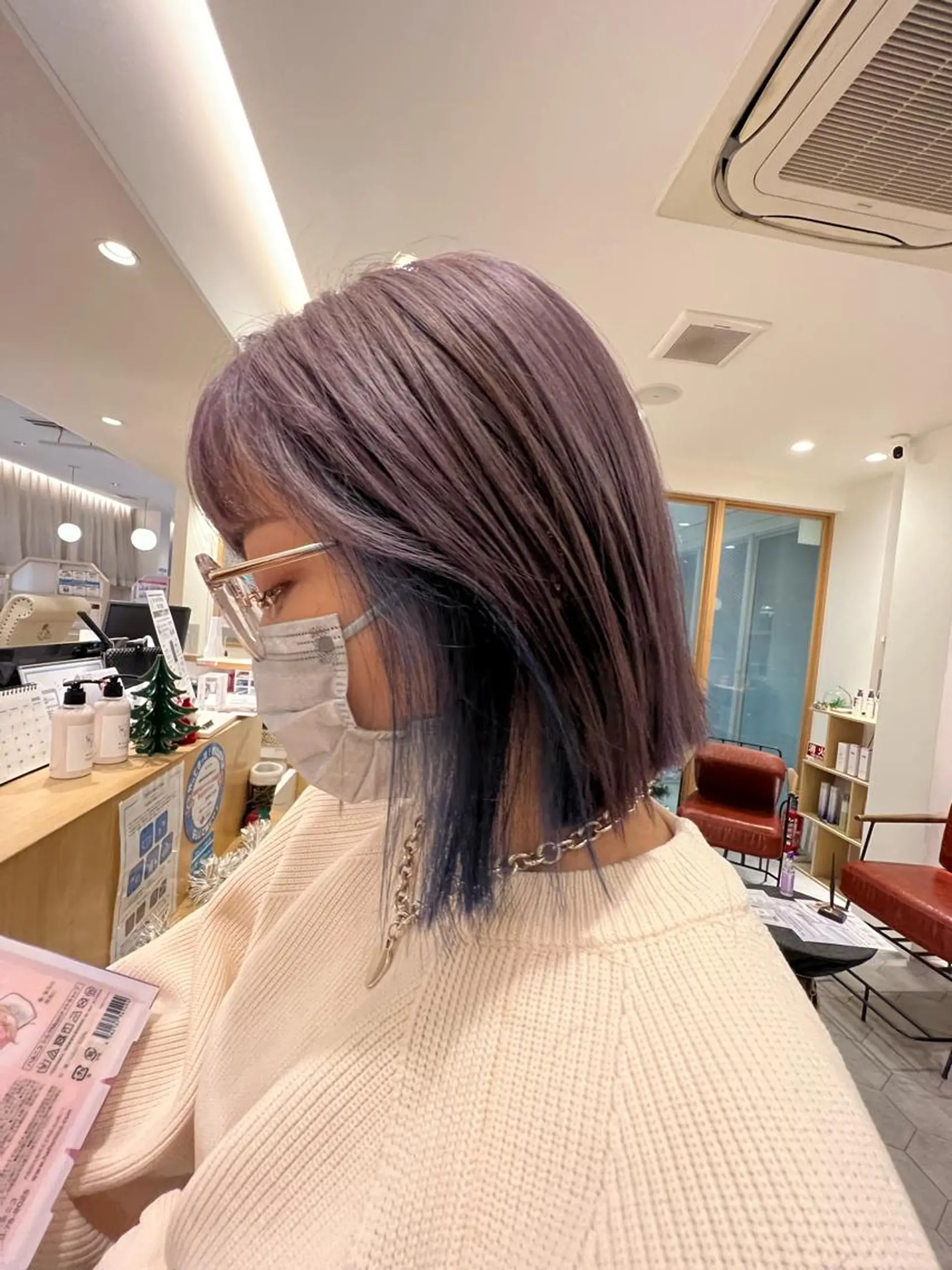 ミディアム カラー 艶髪／シールエクステ 🌻ノゾミ🌻のヘアスタイル