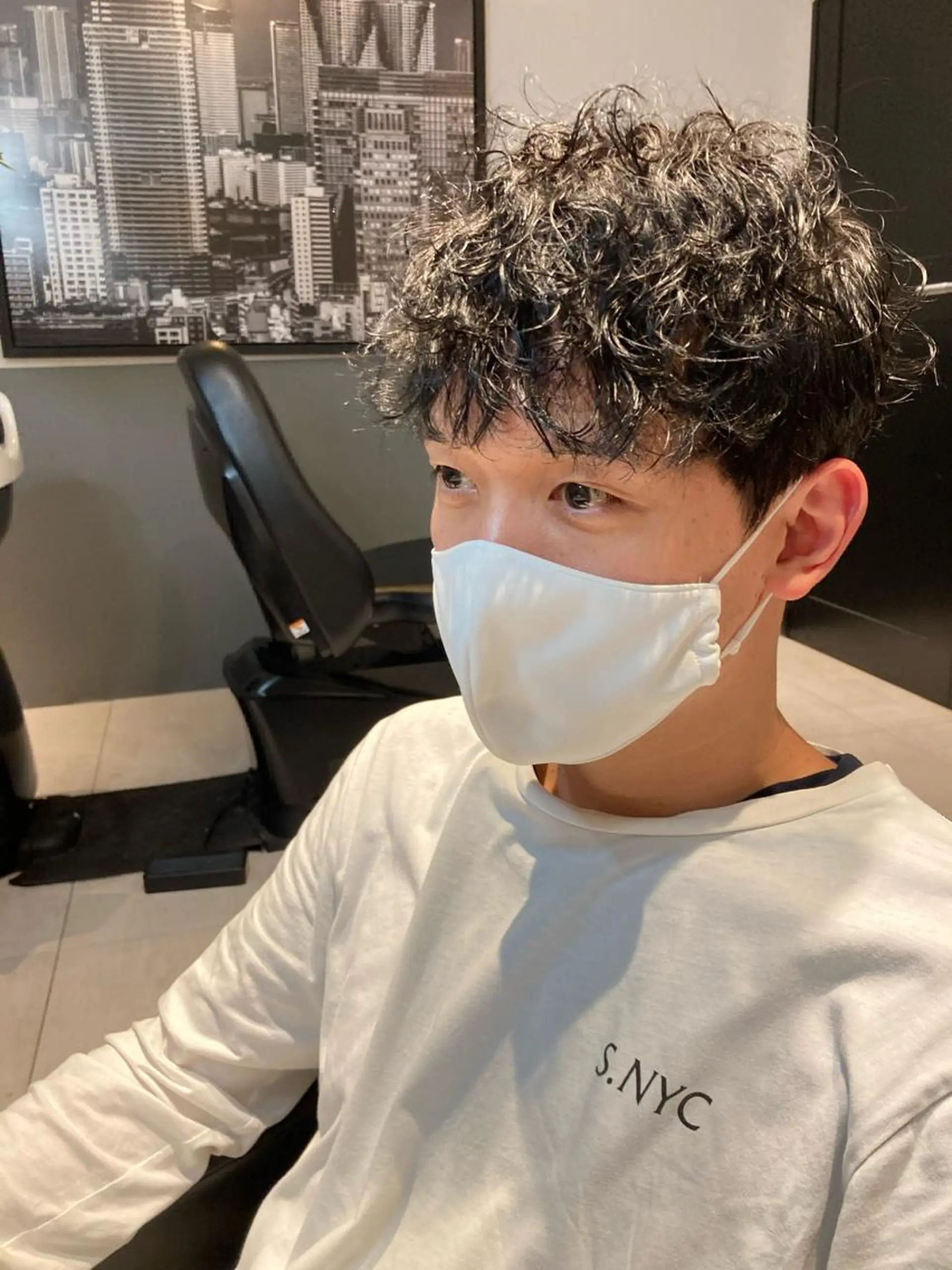 パーマ メンズ 🛑柔らか透明感 カラー🛑大谷のヘアスタイル