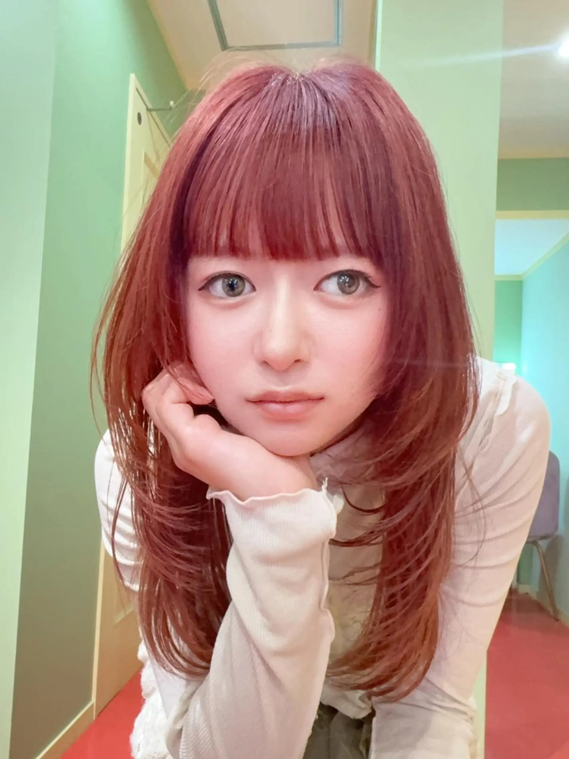 セミロング カラー ブラウンカラー ダブルカラー レイヤーカット カット ヘアカラー legare メンズ カット　山本　真之介のヘアスタイル