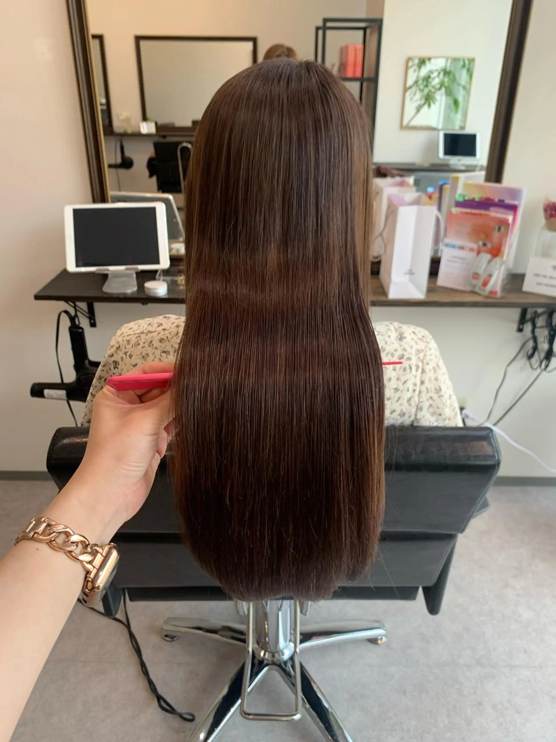 ロング 髪質改善 カット ヘアカラー トリートメント 酸熱トリートメント/ 髪質改善🌟玉井香奈のヘアスタイル