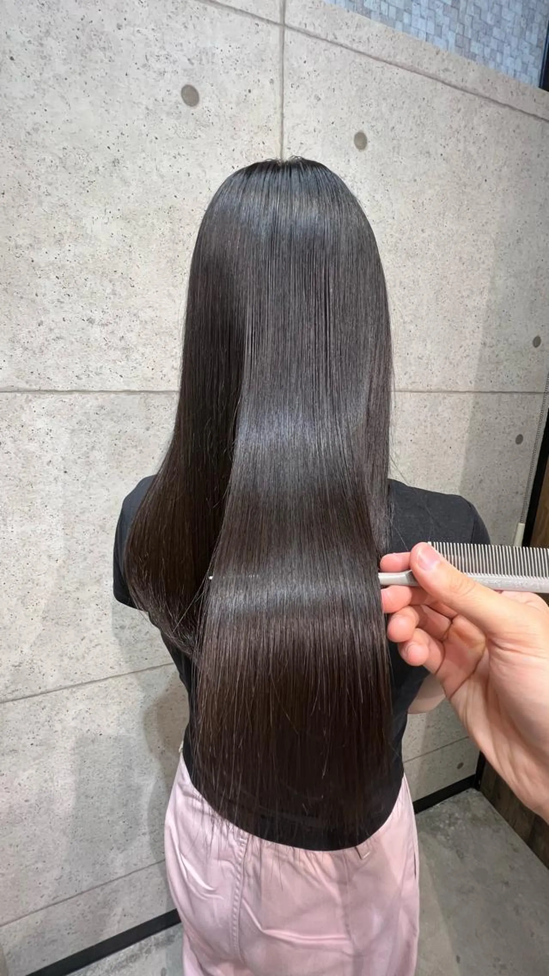 ロング カラー トリートメント 【透明感カラー‎✨】 中島日菜のヘアスタイル