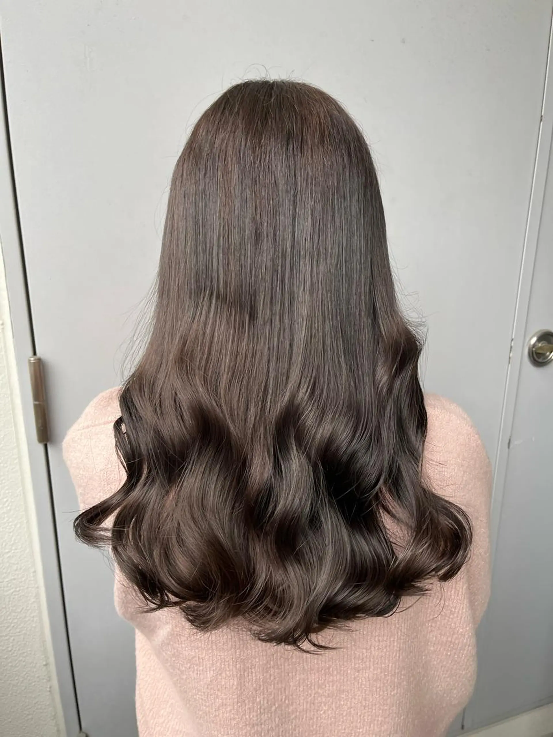 ロング ヘアカラー ヘッドスパ ヘアセット I S所属・🌿透明感カラー 縮毛矯正✨かずきのヘアスタイル