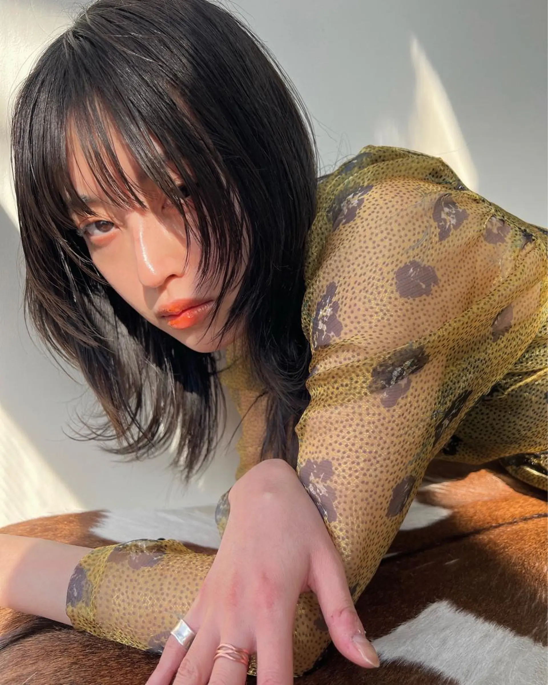 ロング レイヤーカット haco＋所属・圧倒的デザイン力 店長🎨RENAのヘアスタイル