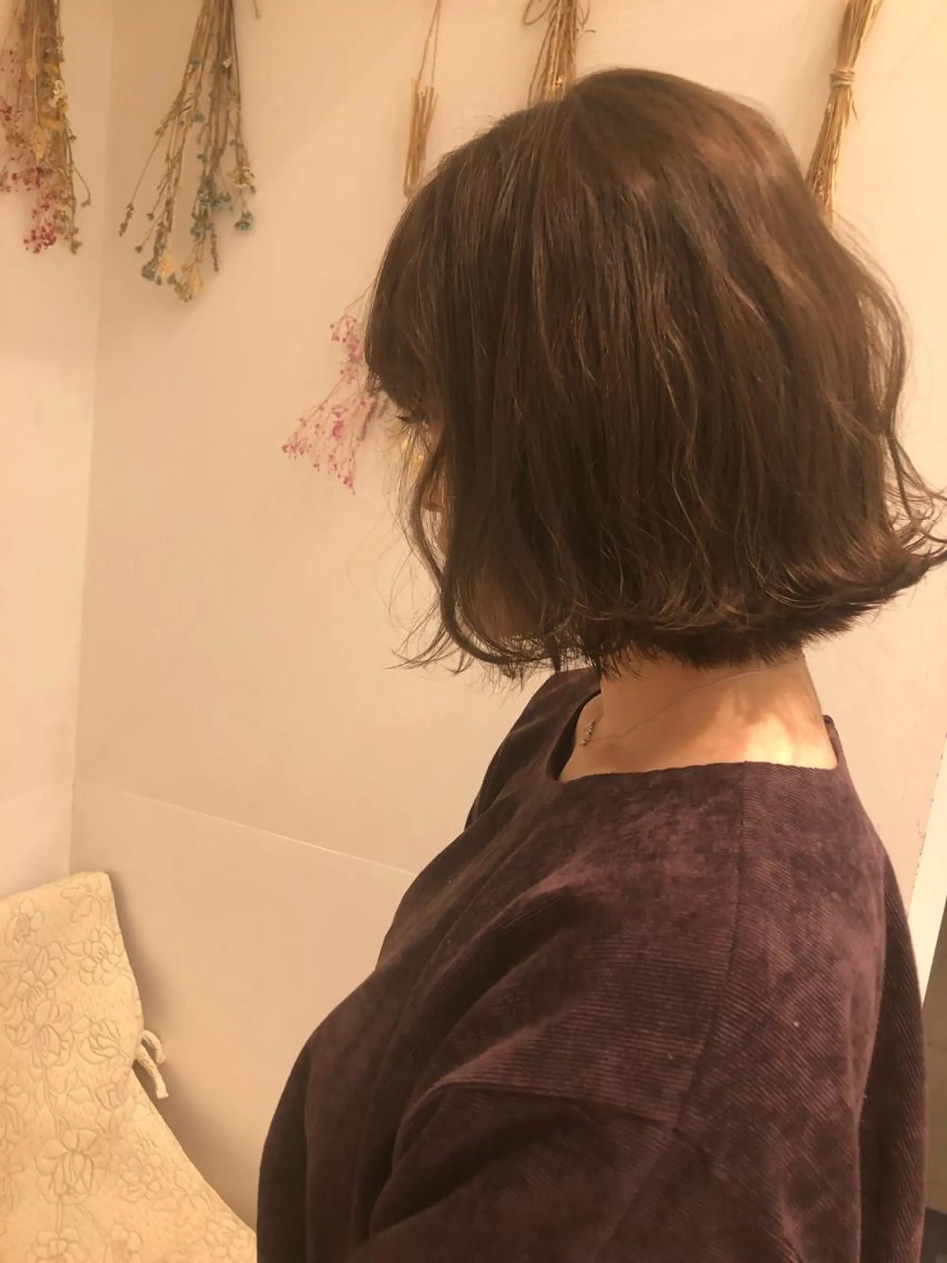 ミディアム カラー ブラウンカラー オリーブブラウン はだゆうき @hadadan08のヘアスタイル