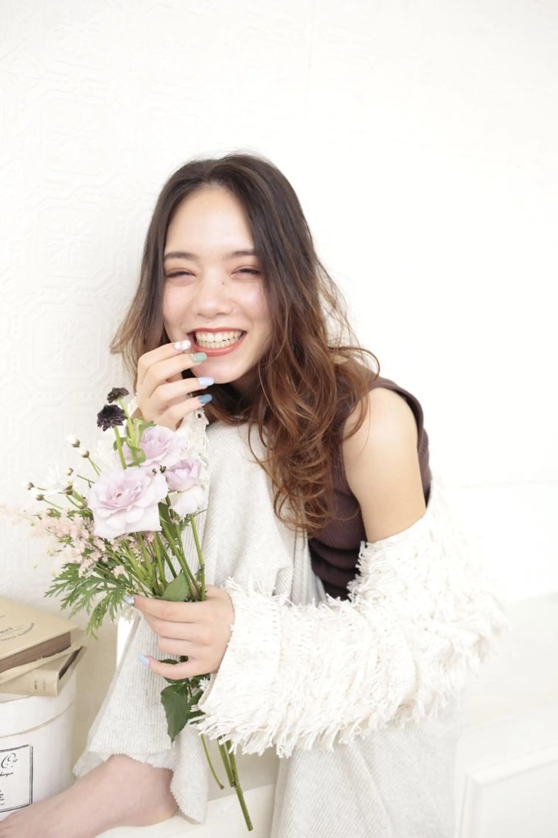 ミディアム 宮内 真乃のヘアスタイル