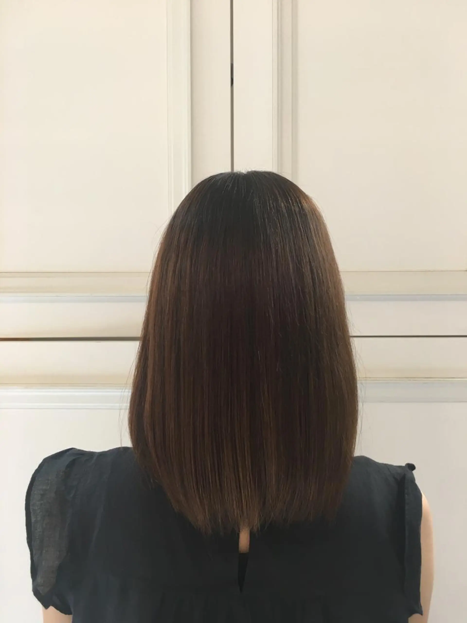 セミロング 田中 未澪のヘアスタイル