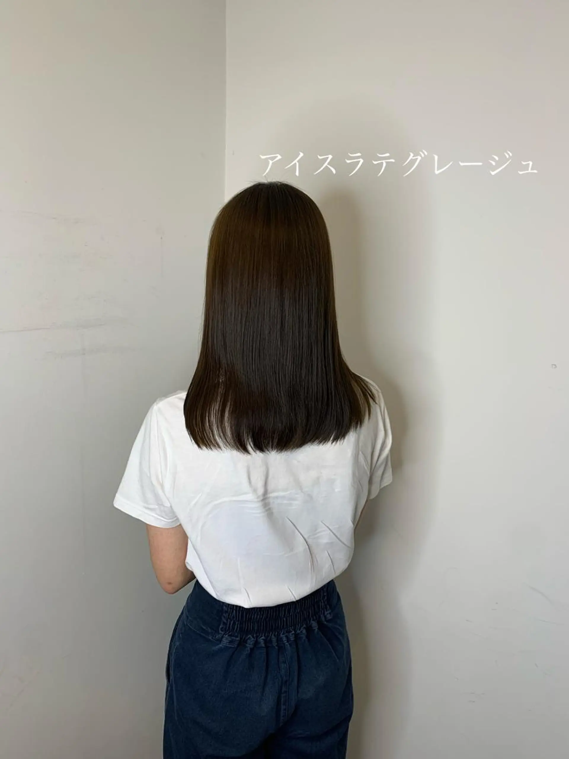 セミロング メンズバレイヤージュ 斉藤春のヘアスタイル