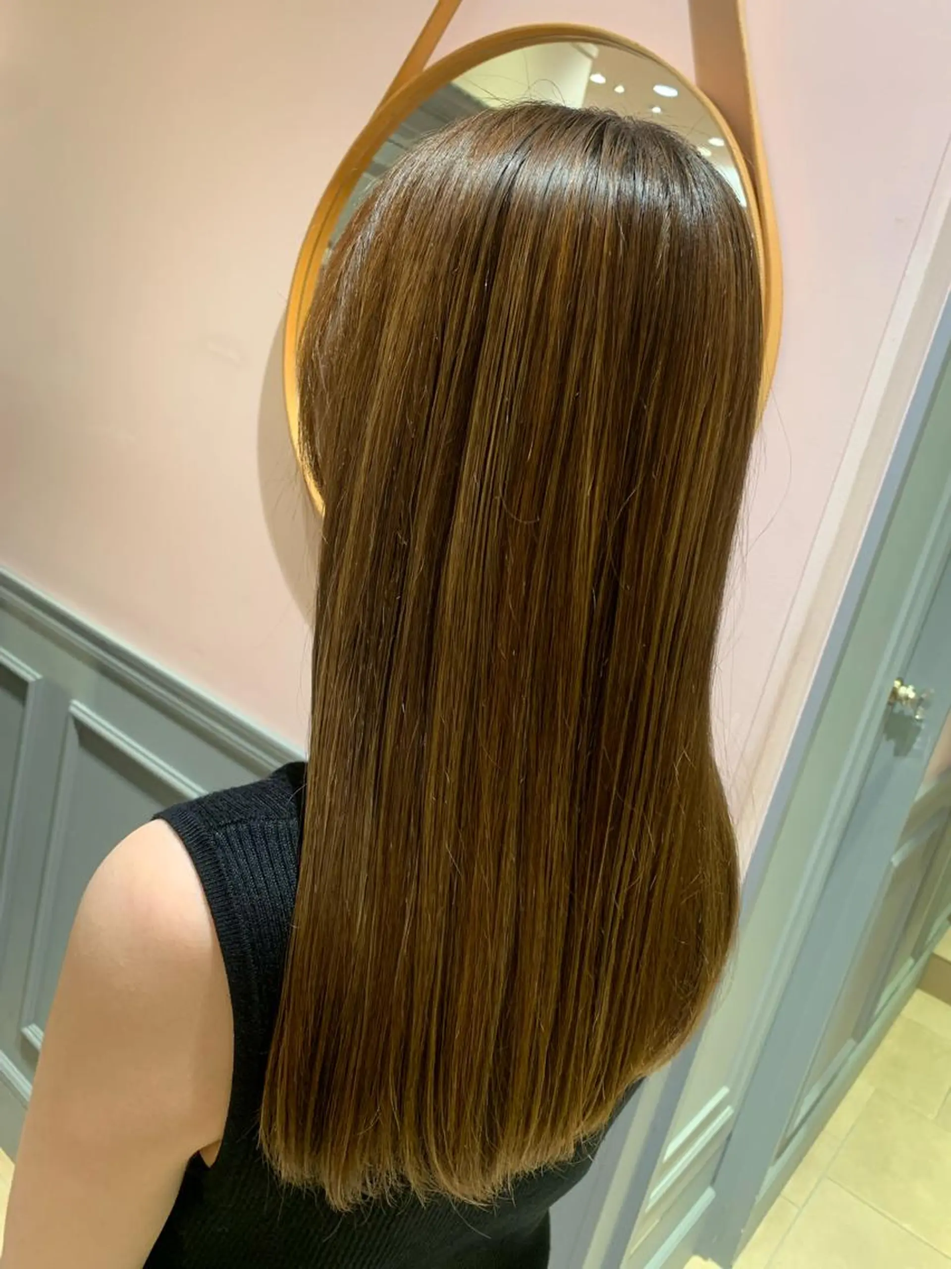 カラー ハイライトカラー 上野 七奈穂のヘアスタイル