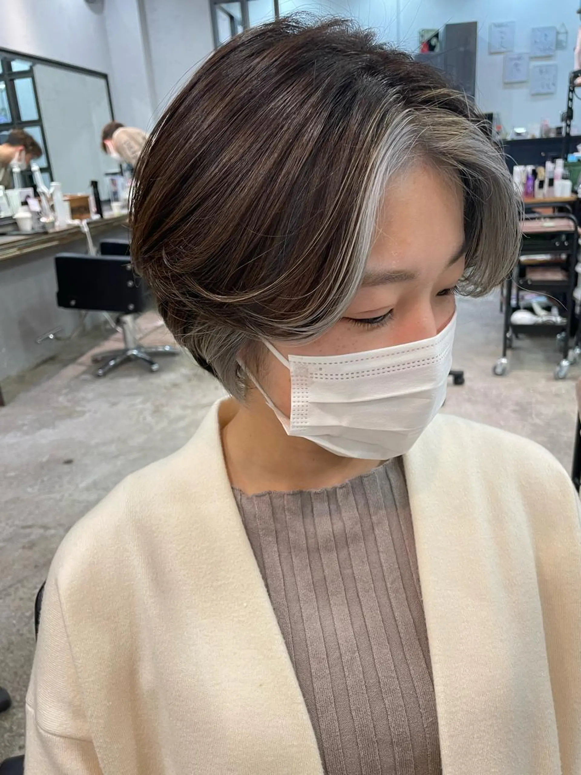 ショート 大内 志穂のヘアスタイル