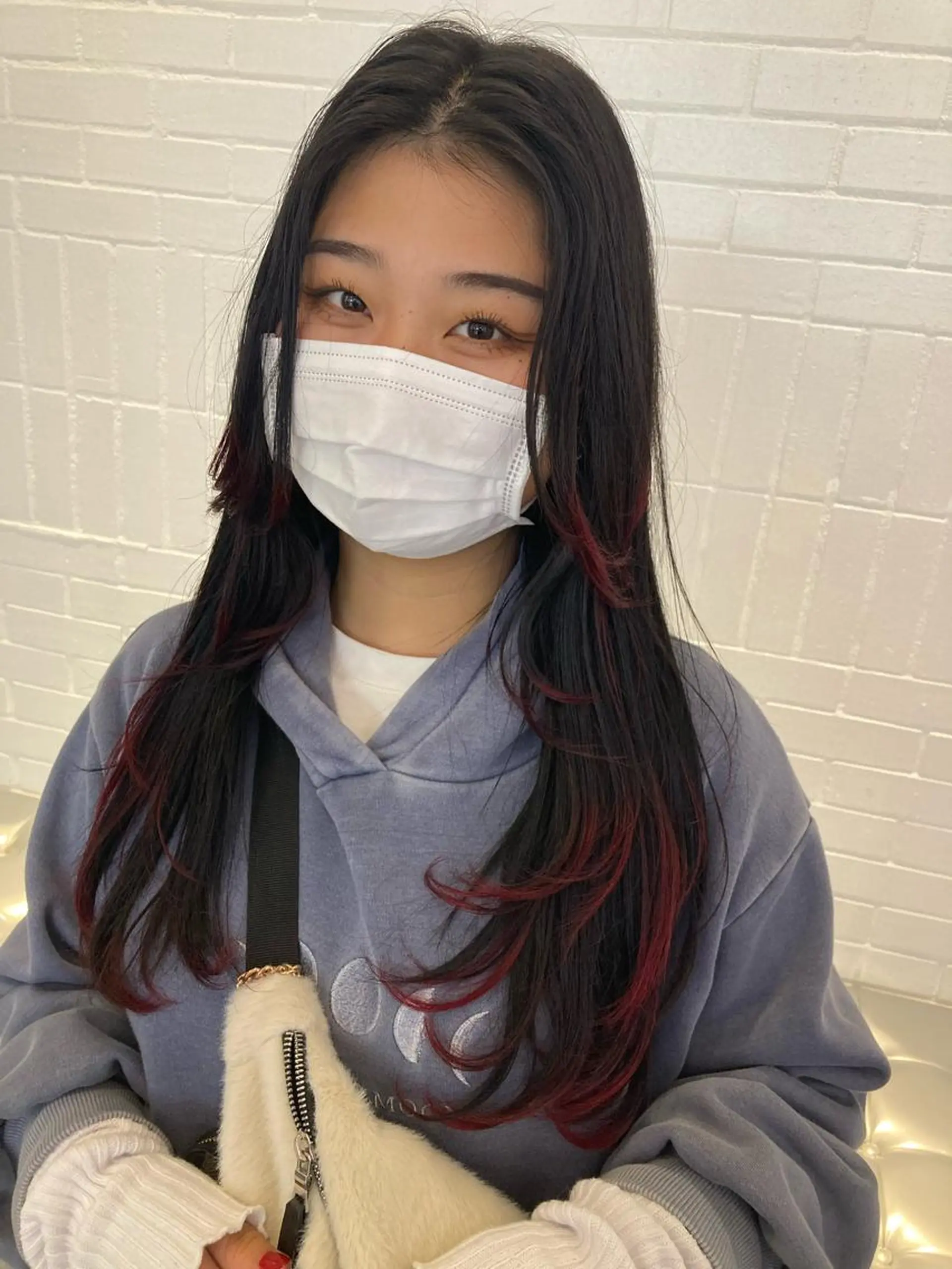 ロング MiRI💜地毛級 エクステ✖似合わせ技のヘアスタイル