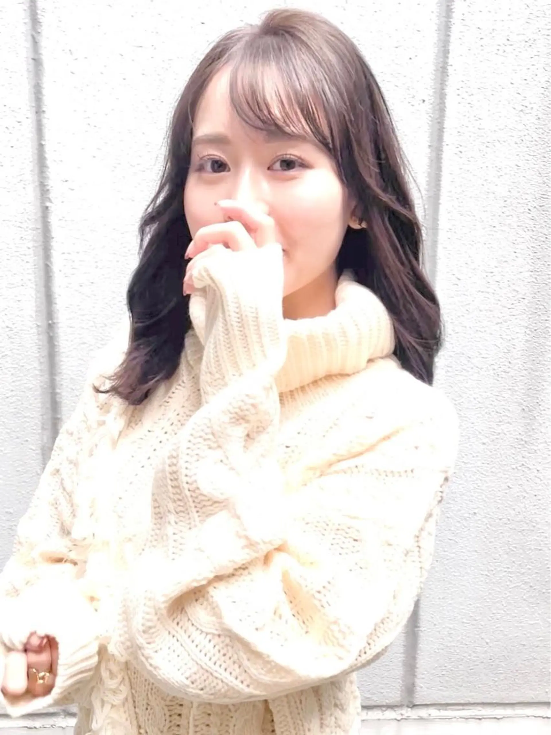 セミロング カット ヘアカラー 🔷ブリーチバレイヤ ージュ🔷飯野達也のヘアスタイル