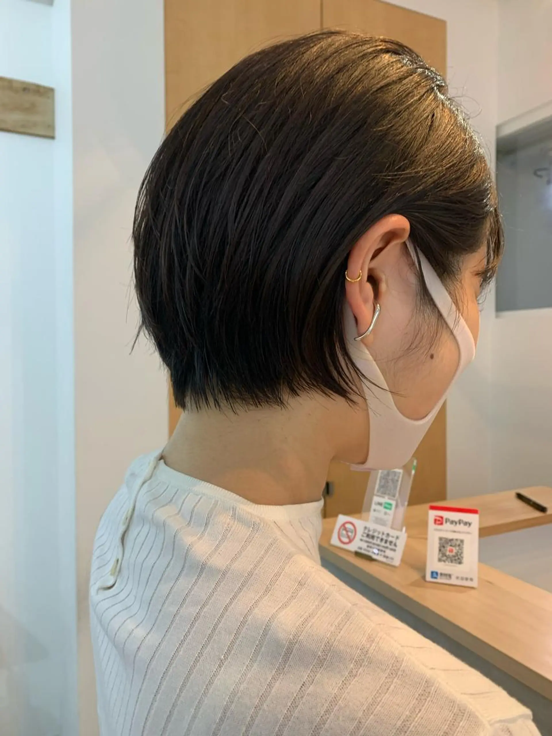 ショート ショートボブ ボブ ショートヘア パーマ/透明感カラー /ボブ/吉田一生のヘアスタイル