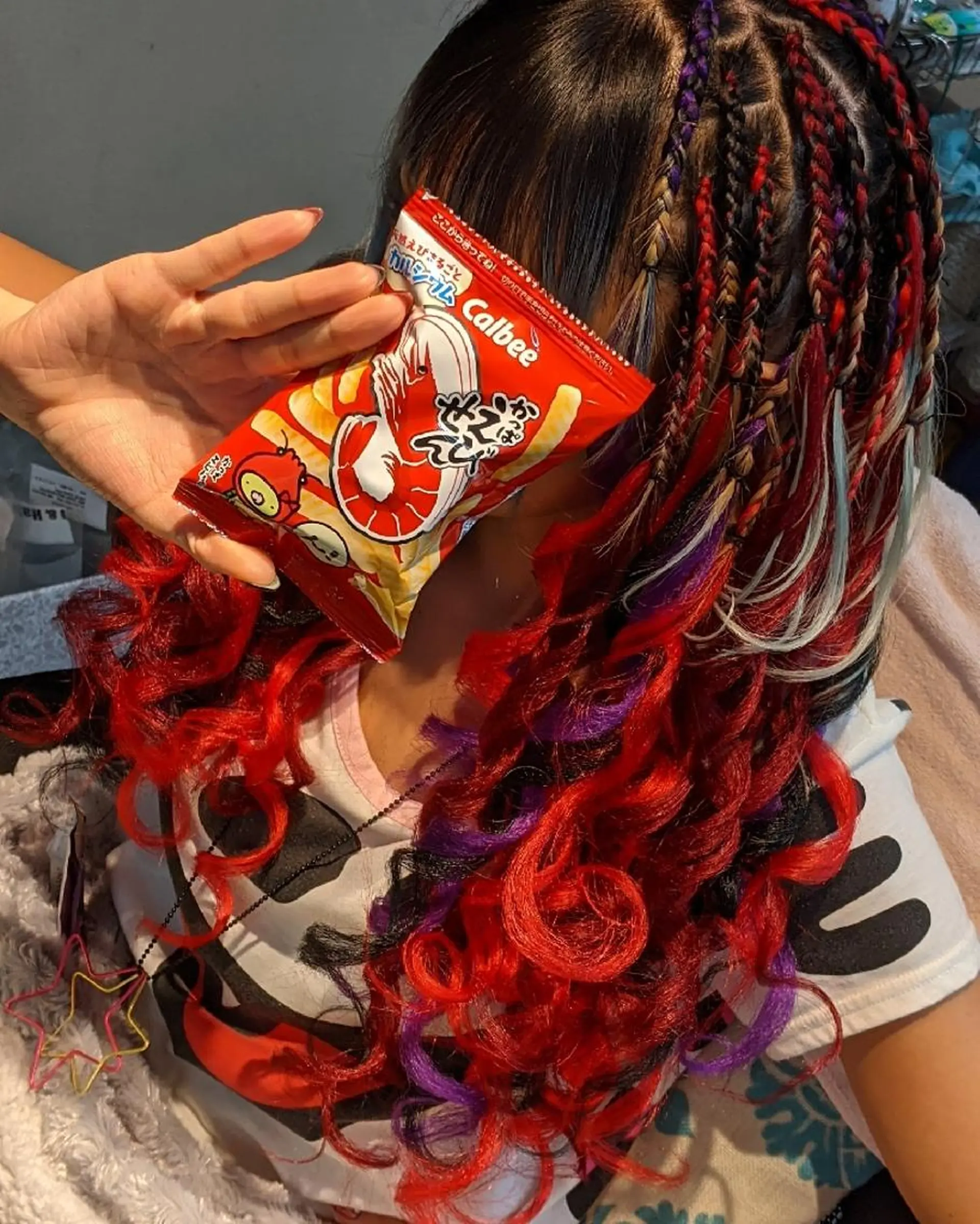 セミロング ヘアアレンジ エクステ scamp ★のヘアスタイル