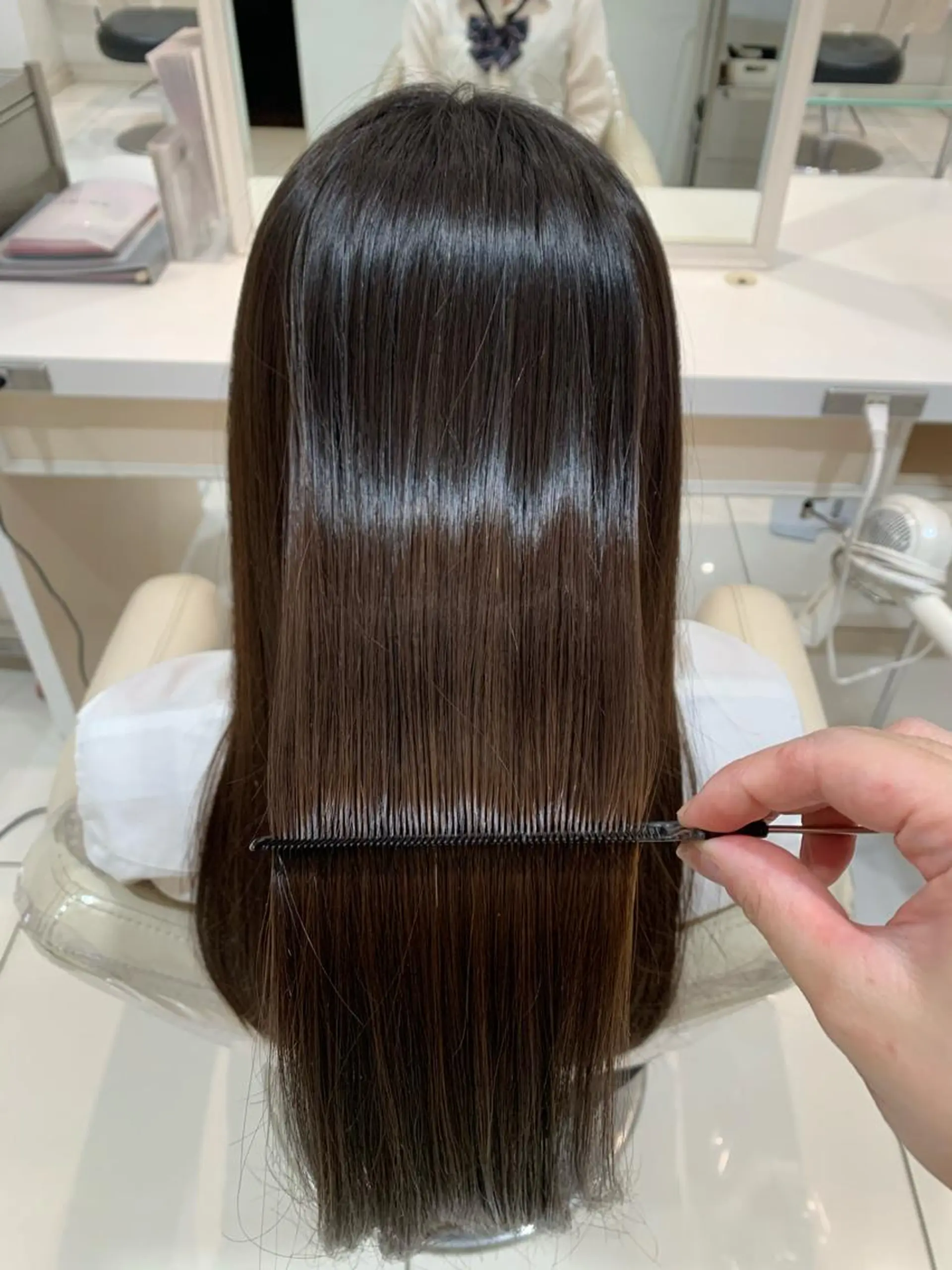 ロング パーマ 金澤 夏海のヘアスタイル