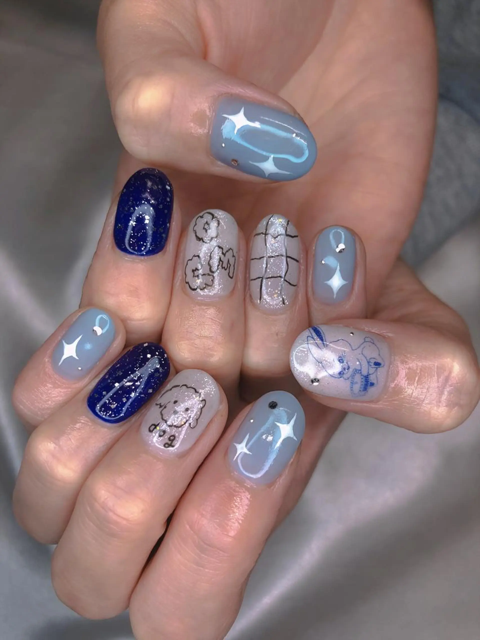 ネイル 持ち込み ハンドネイル フットネイル mi chiのネイルデザイン