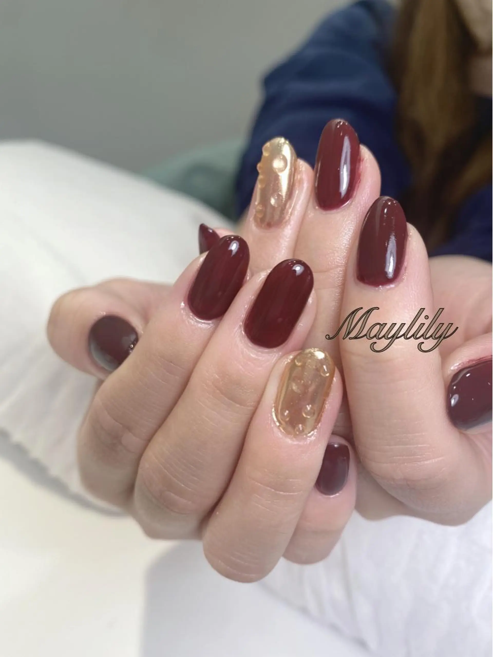 ネイル 持ち込み ハンドネイル Nail salon Maylily所属・Nail salon Maylilyのネイルデザイン