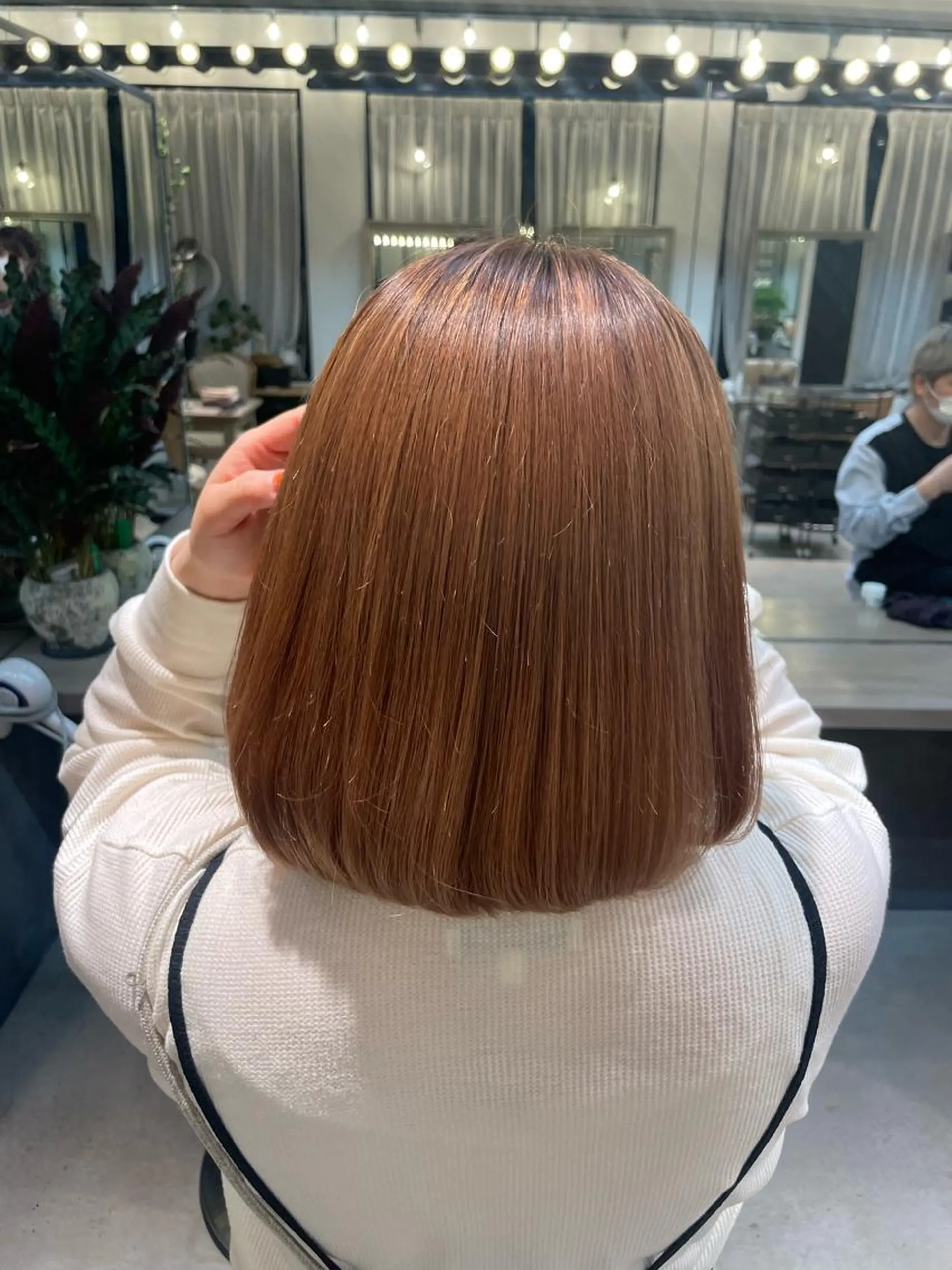 ミディアム パーマ maison by HAVANA 経堂所属・田中 陽菜乃のヘアスタイル