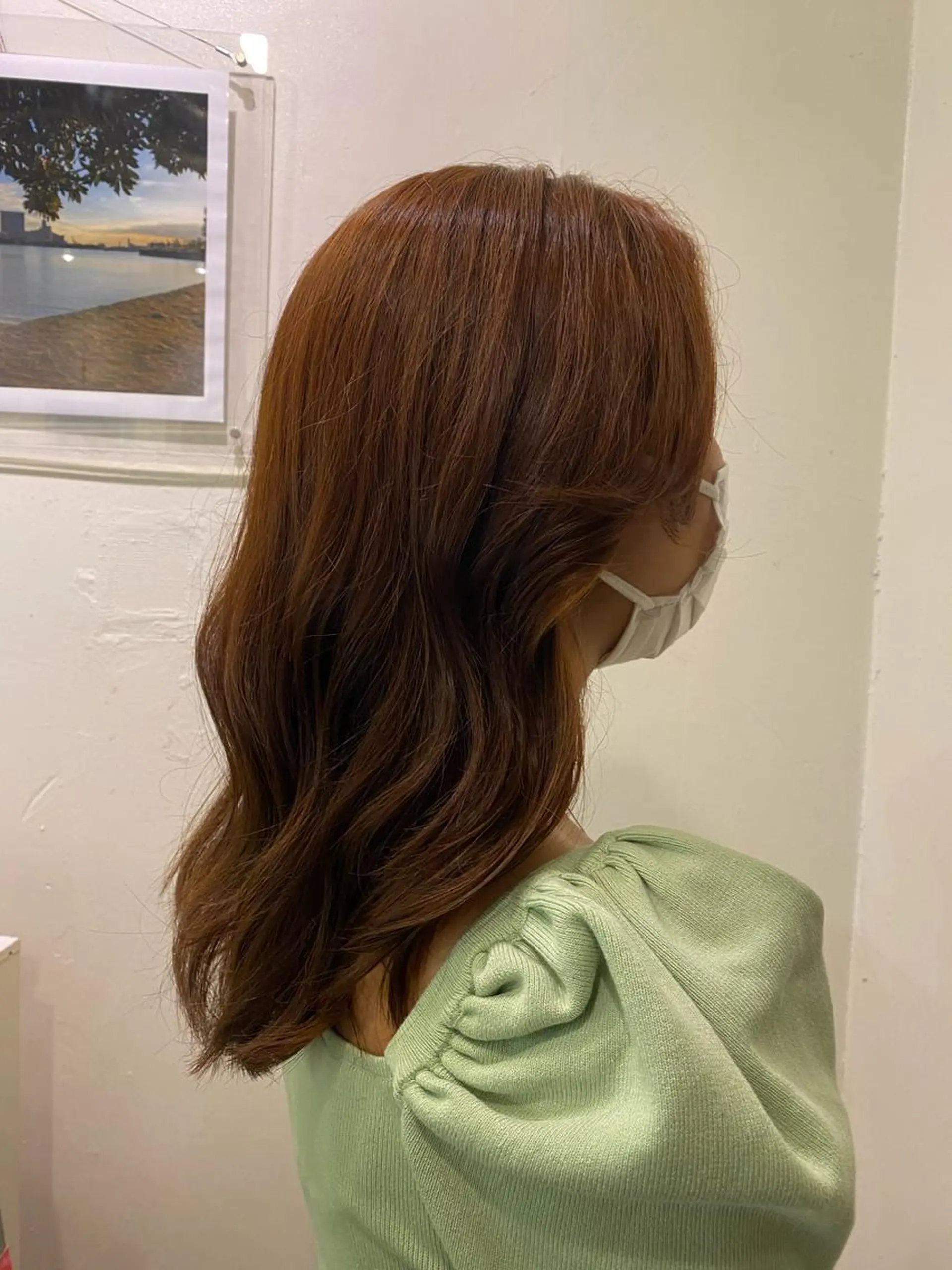 ミディアム カラー カット les baladins du miroir所属・🍃YURI 🍃のヘアスタイル