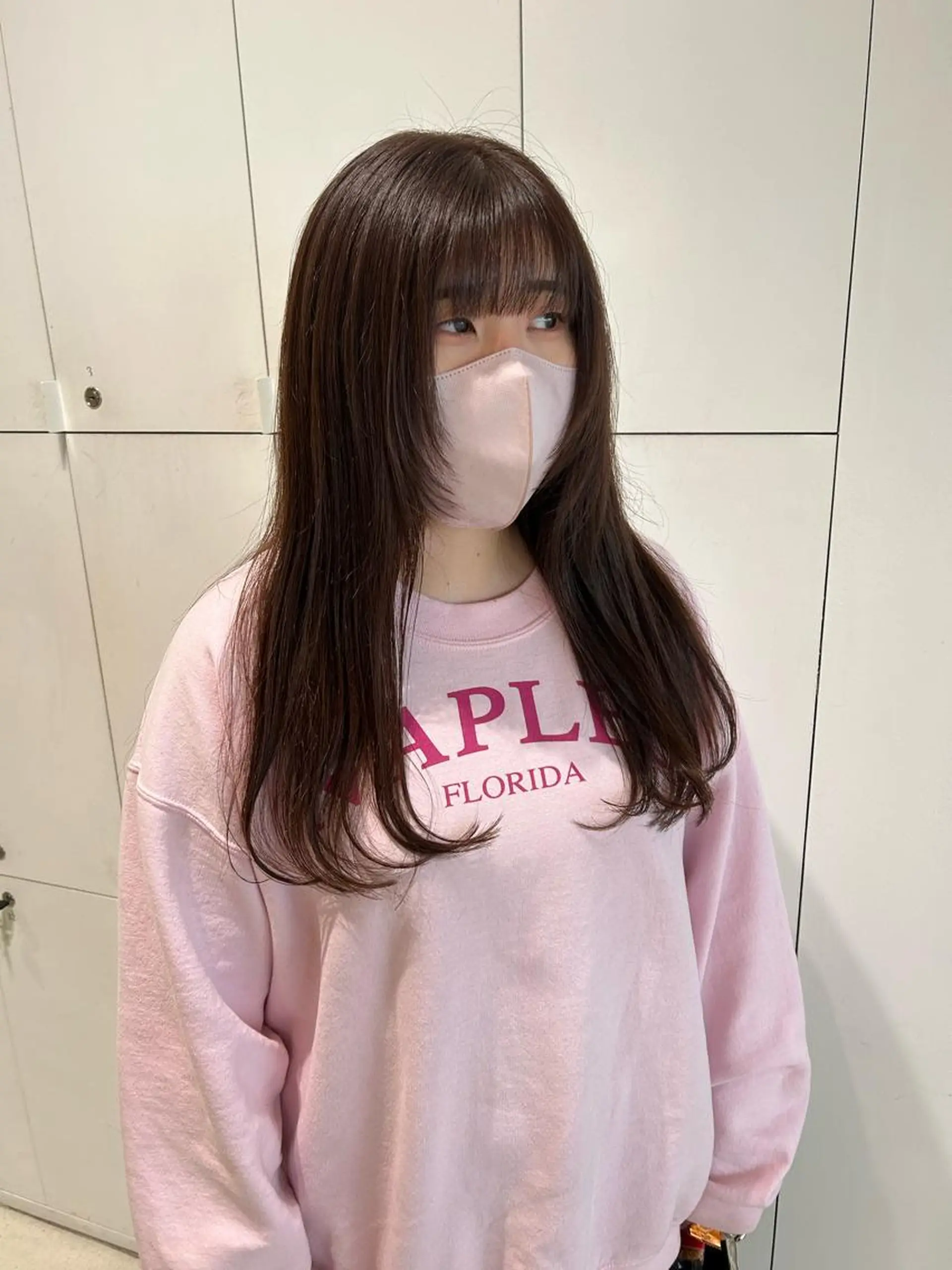 ロング カラー 顔まわりレイヤー 顔周りカット レイヤーカット カット ヘアカラー トリートメント 透明感カラー🫧 nanohaのヘアスタイル