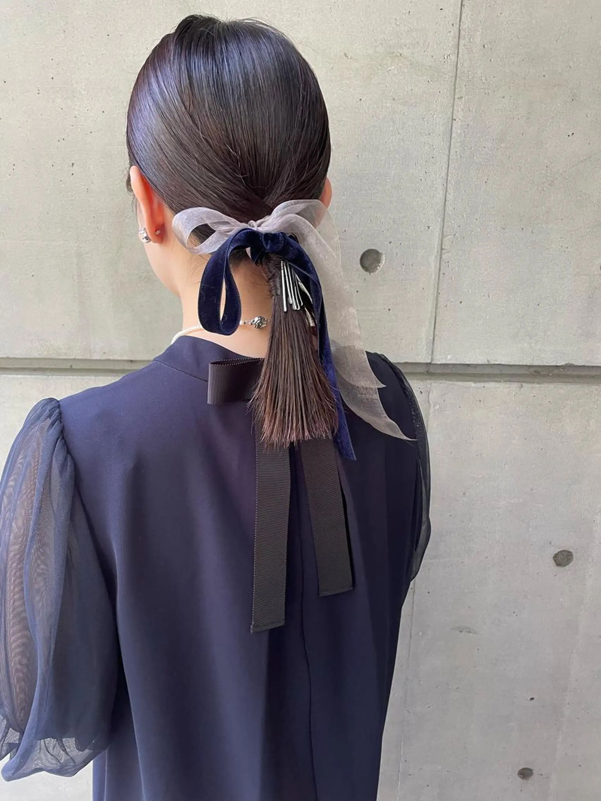 ミディアム 大角  実希のヘアスタイル