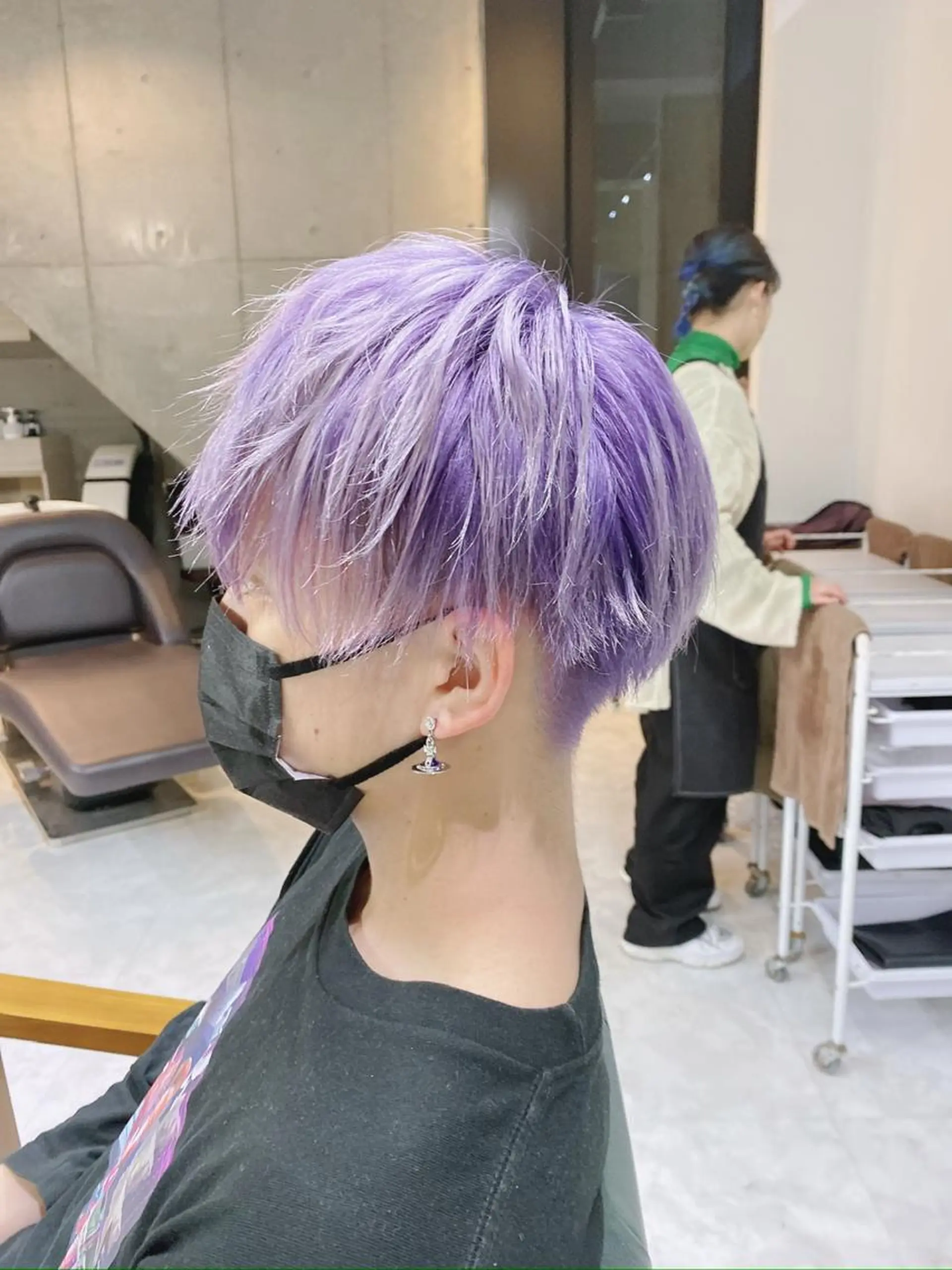 ショート カラー ヘアアレンジ メンズ メンズブリーチ メンズ韓国風 韓国マッシュ マッシュ ツーブロック 𝐑𝐈𝐍𝐊𝐀 🐷🖤のヘアスタイル