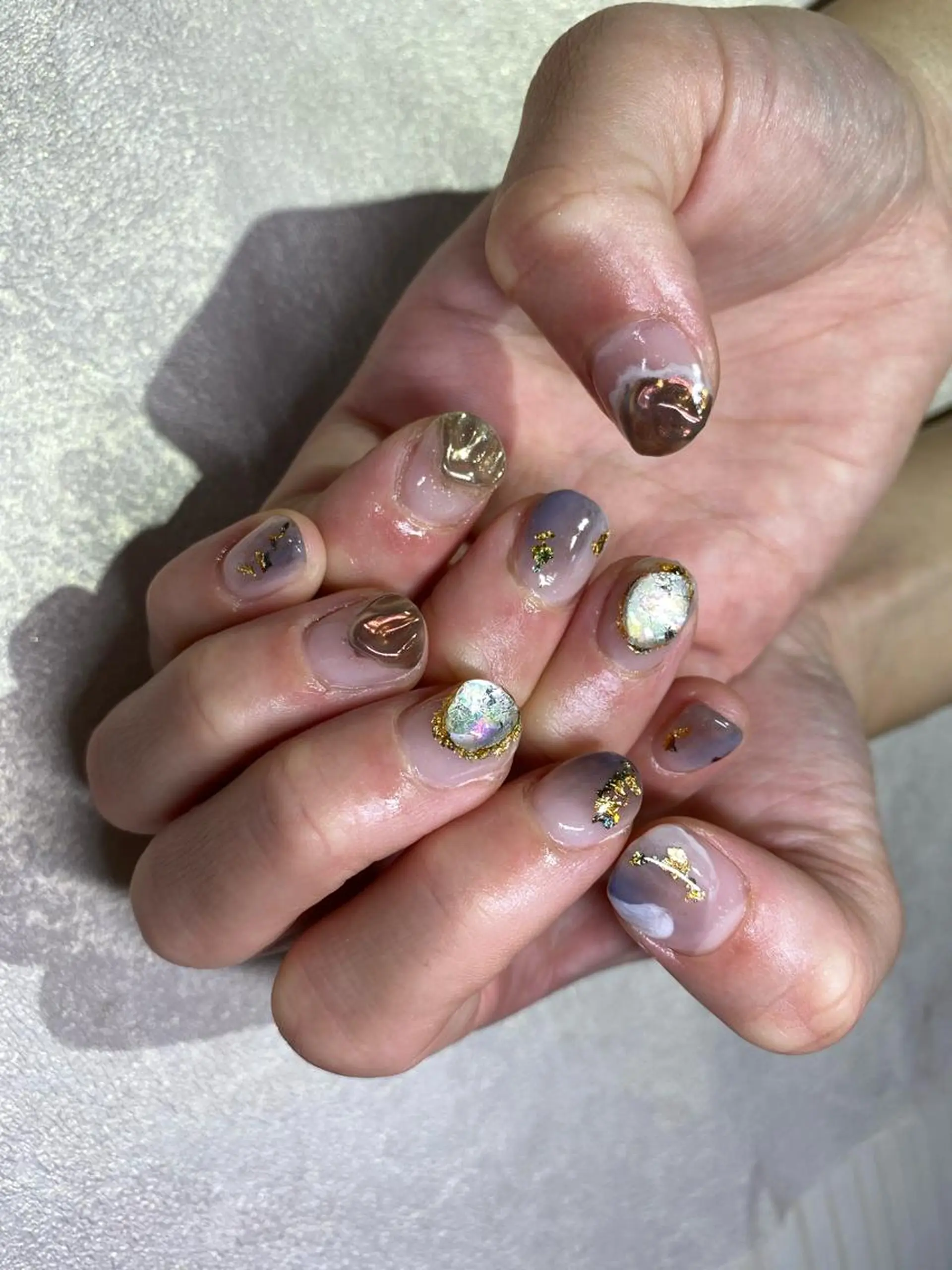 ネイル Amber21.所属・Nagahama Akariのネイルデザイン