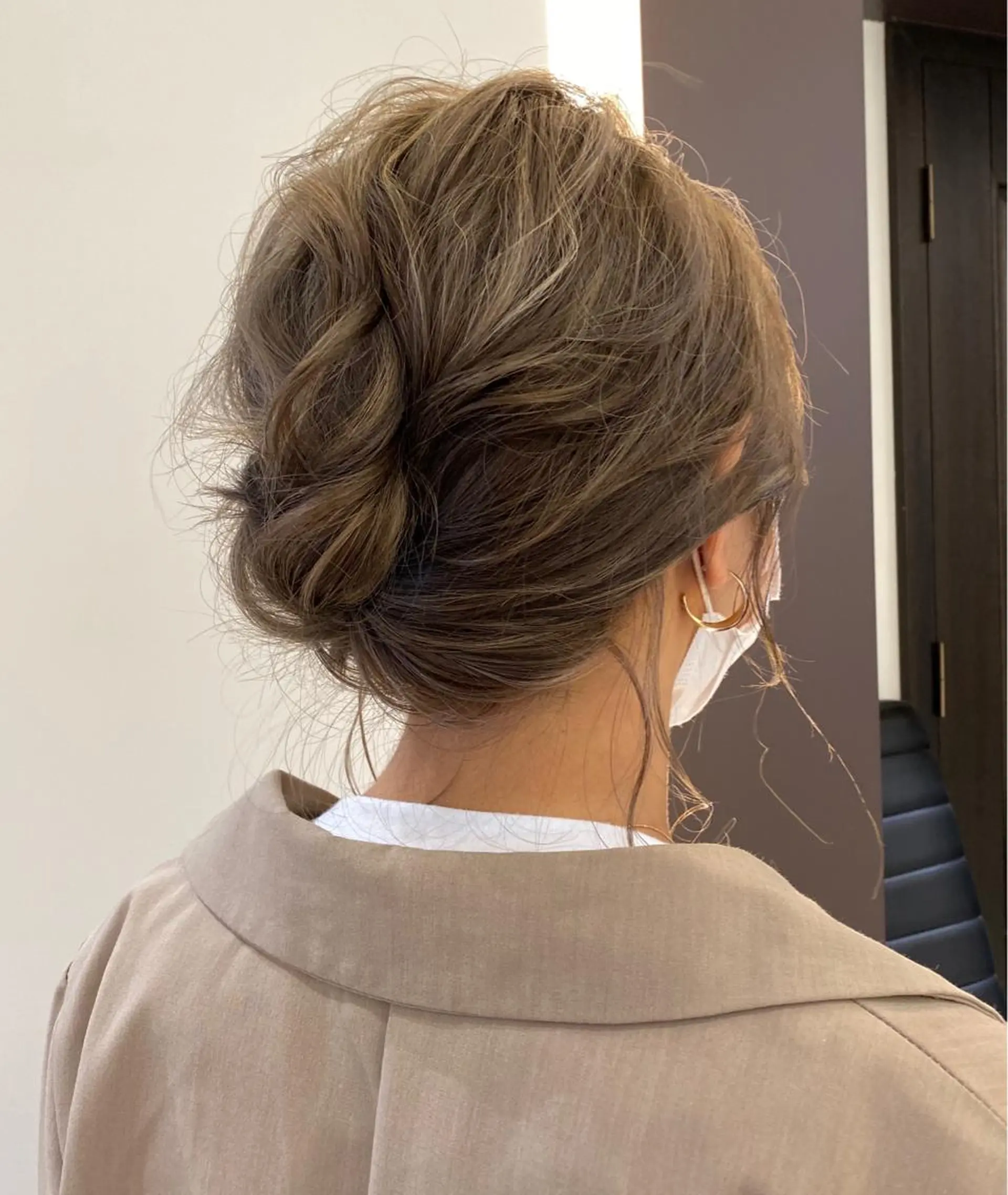 ミディアム カラー パーマ ヘアアレンジ メンズ キッズ ネイル マツエク・マツパ モリモト サナのヘアスタイル