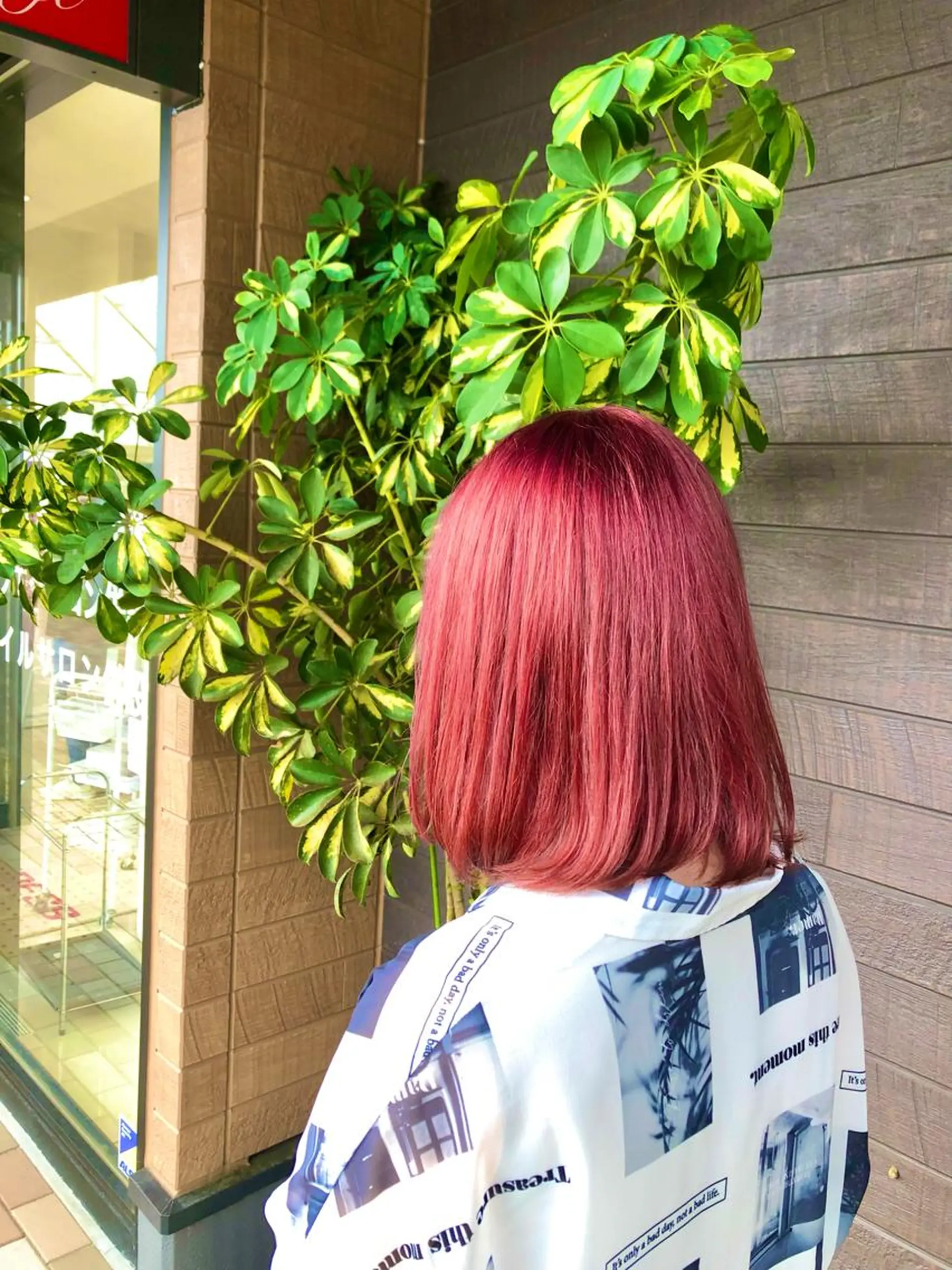 ミディアム 太白区白髪ぼかし/ ボブカット/千葉達人のヘアスタイル