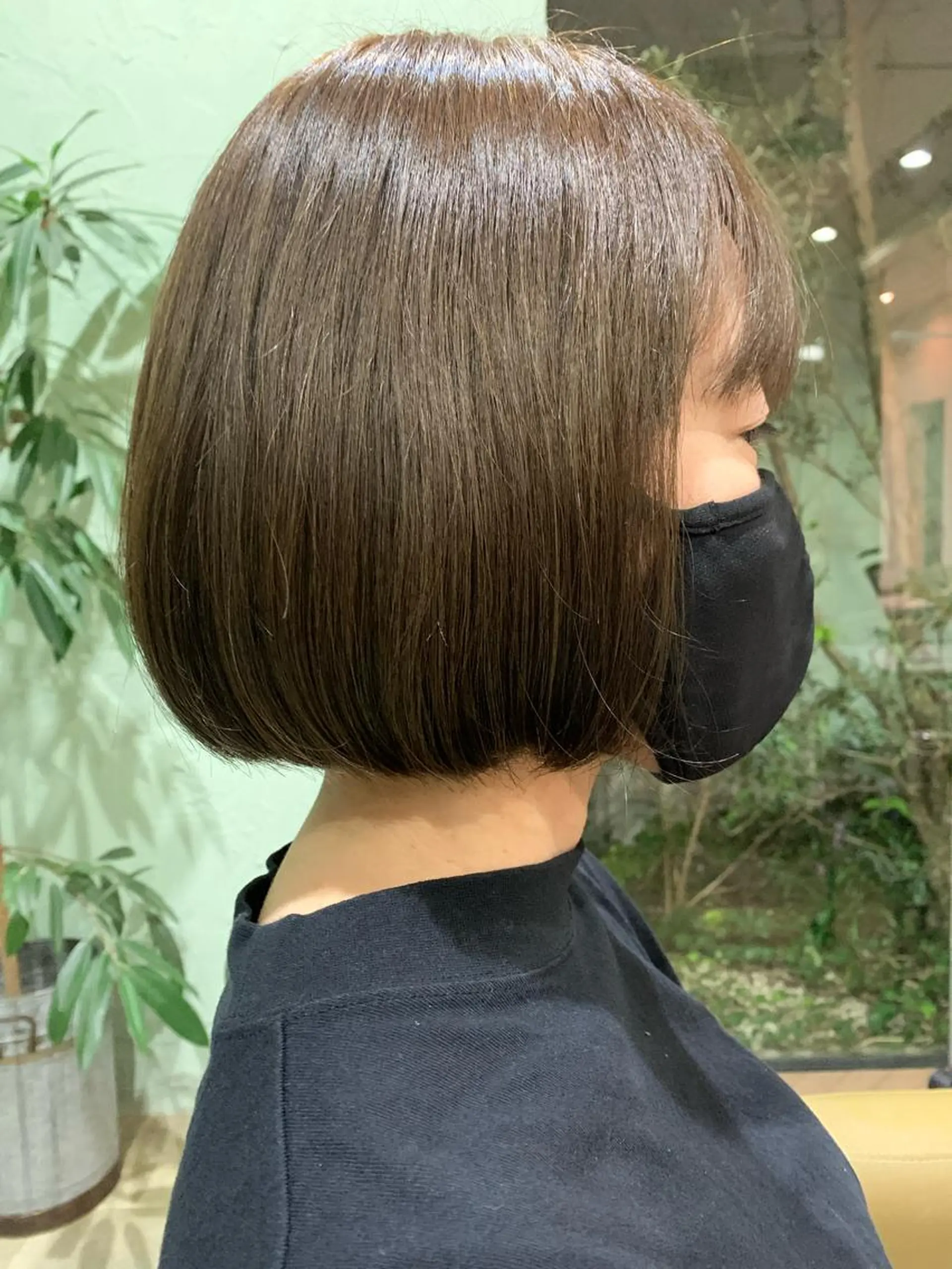 ショート ボブ 礒谷 夏帆のヘアスタイル