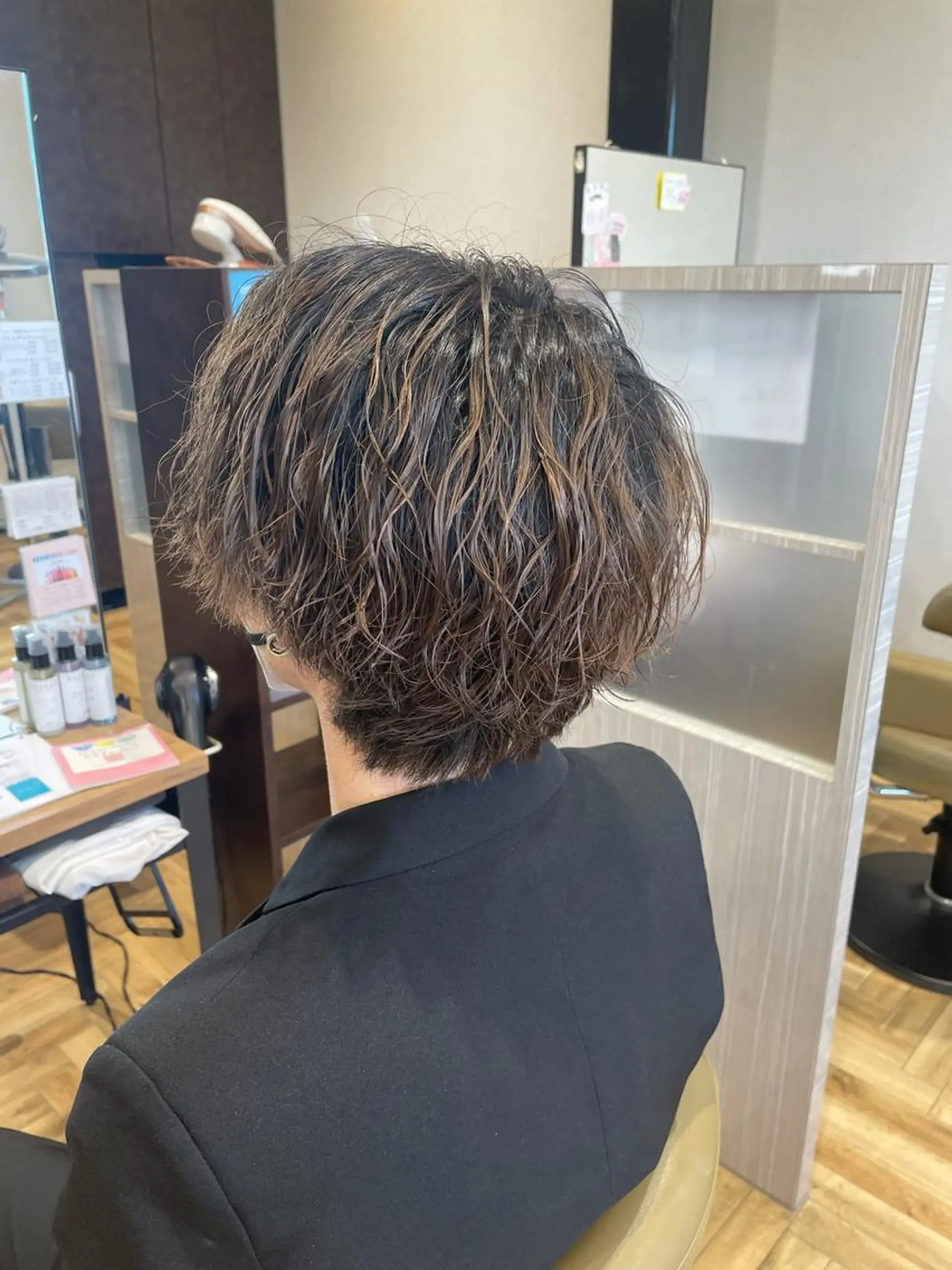 パーマ カット パーマ 中村 誠也のヘアスタイル