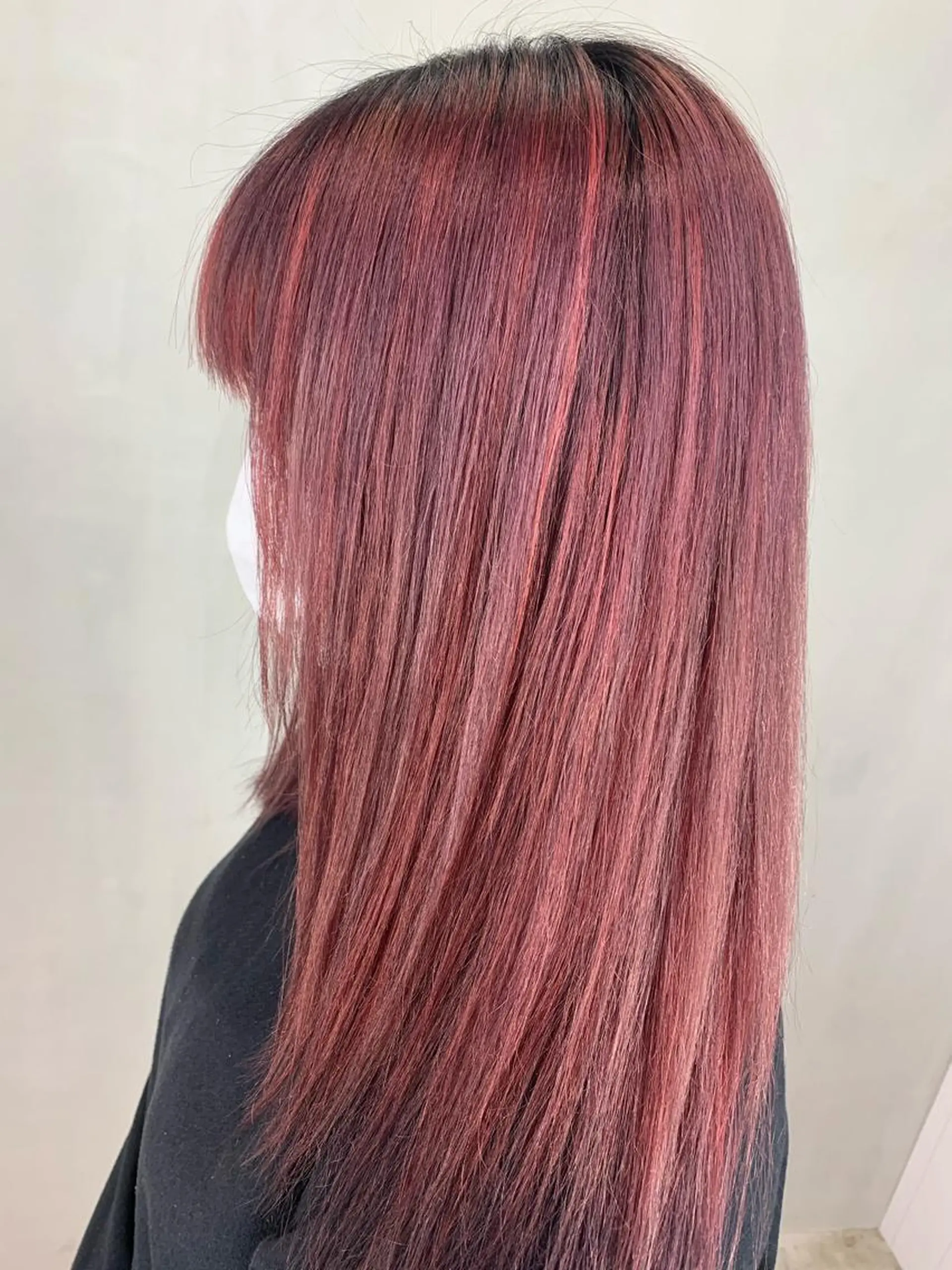 セミロング 髪質改善🇰🇷レイ ヤーカット/艶透明髪のヘアスタイル