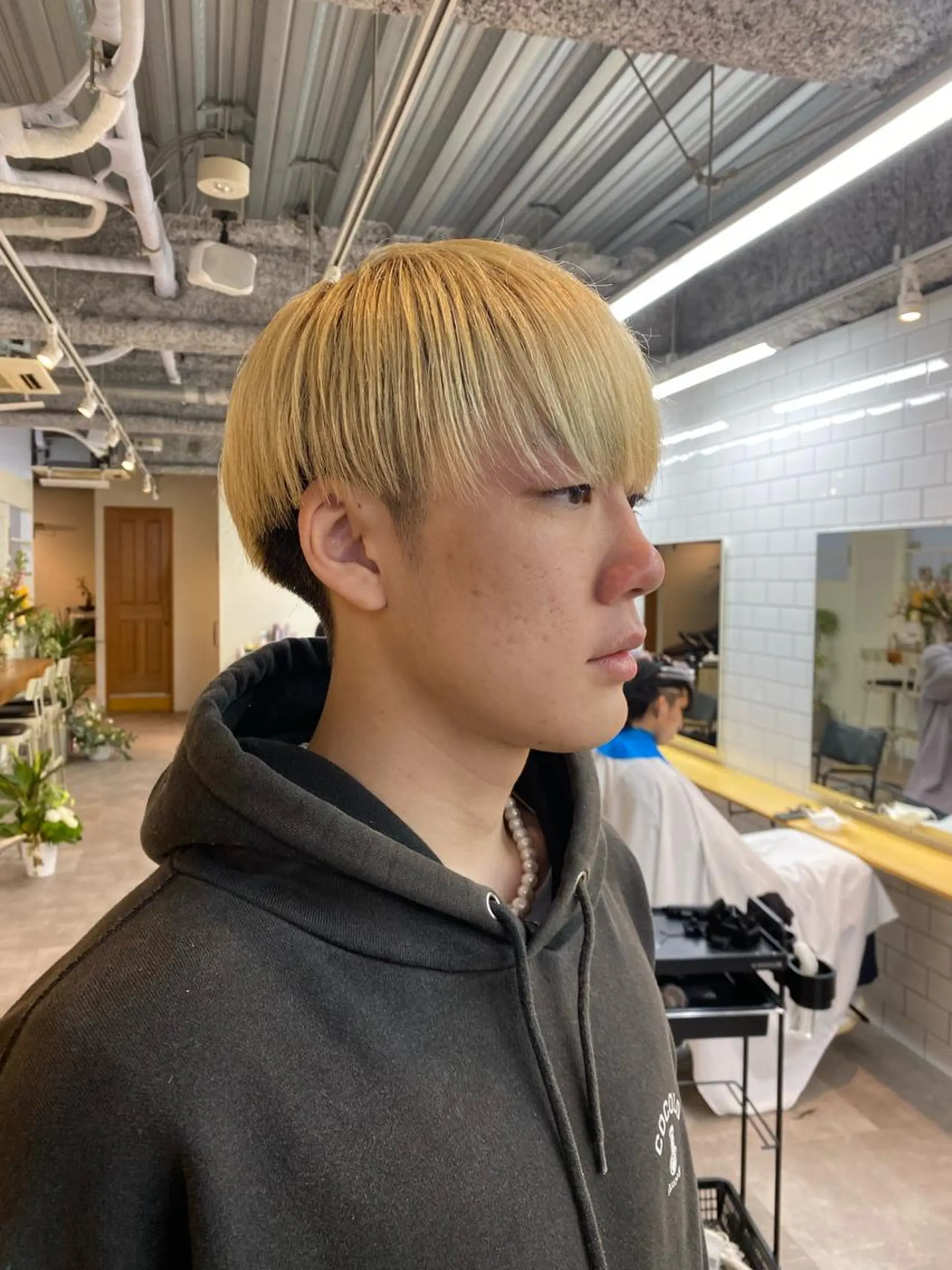 メンズ カット トリートメント シャドウパーマ/ 波巻パーマYu-Kiのヘアスタイル