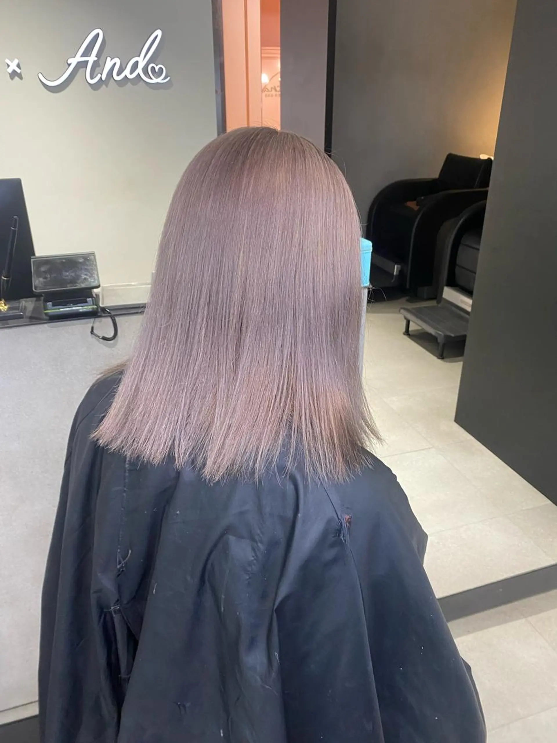 セミロング 韓国風モテヘア 🇰🇷aki♡のヘアスタイル