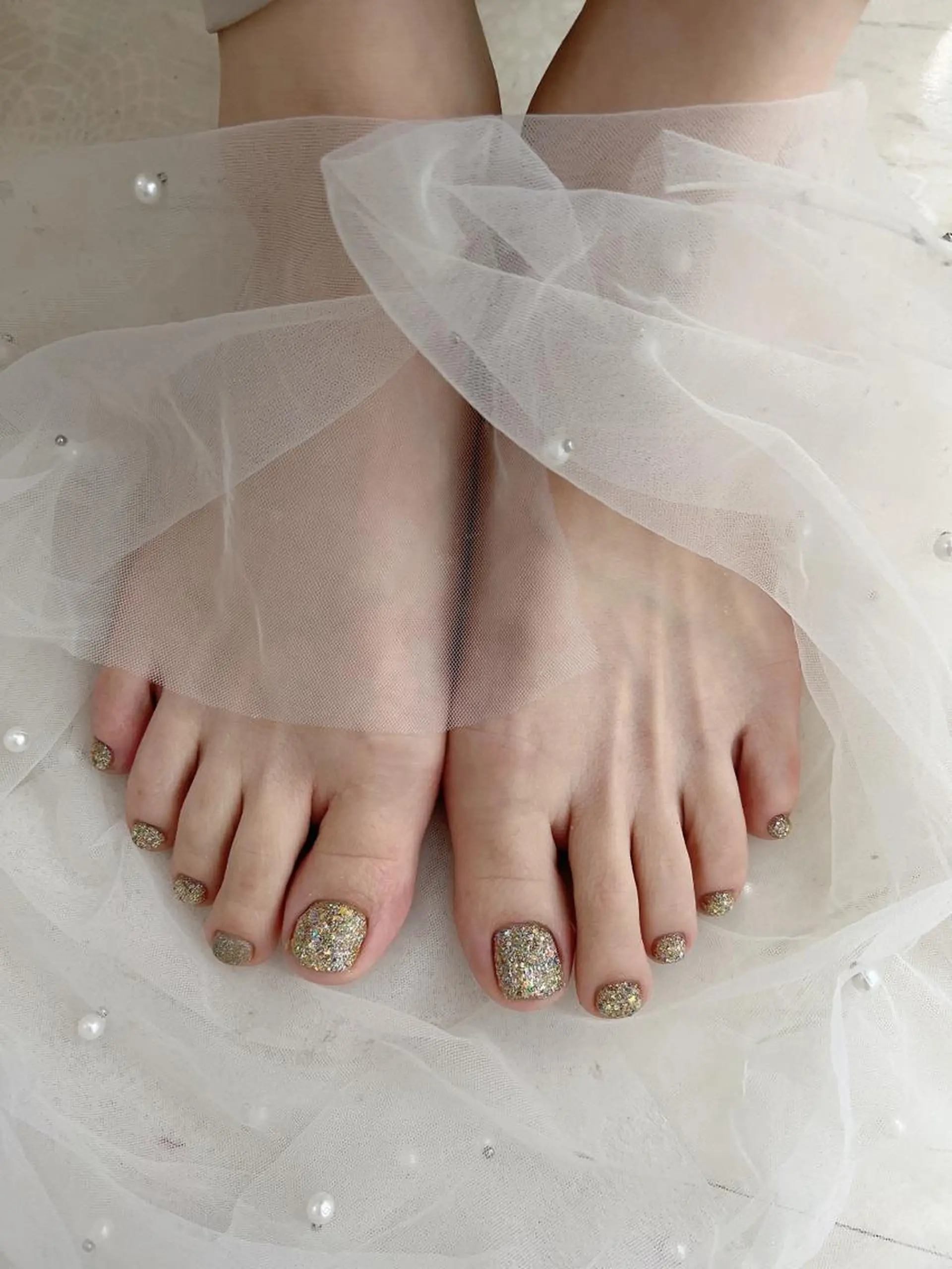 ネイル フットネイル 長さだし専門店 M2　rikaのネイルデザイン