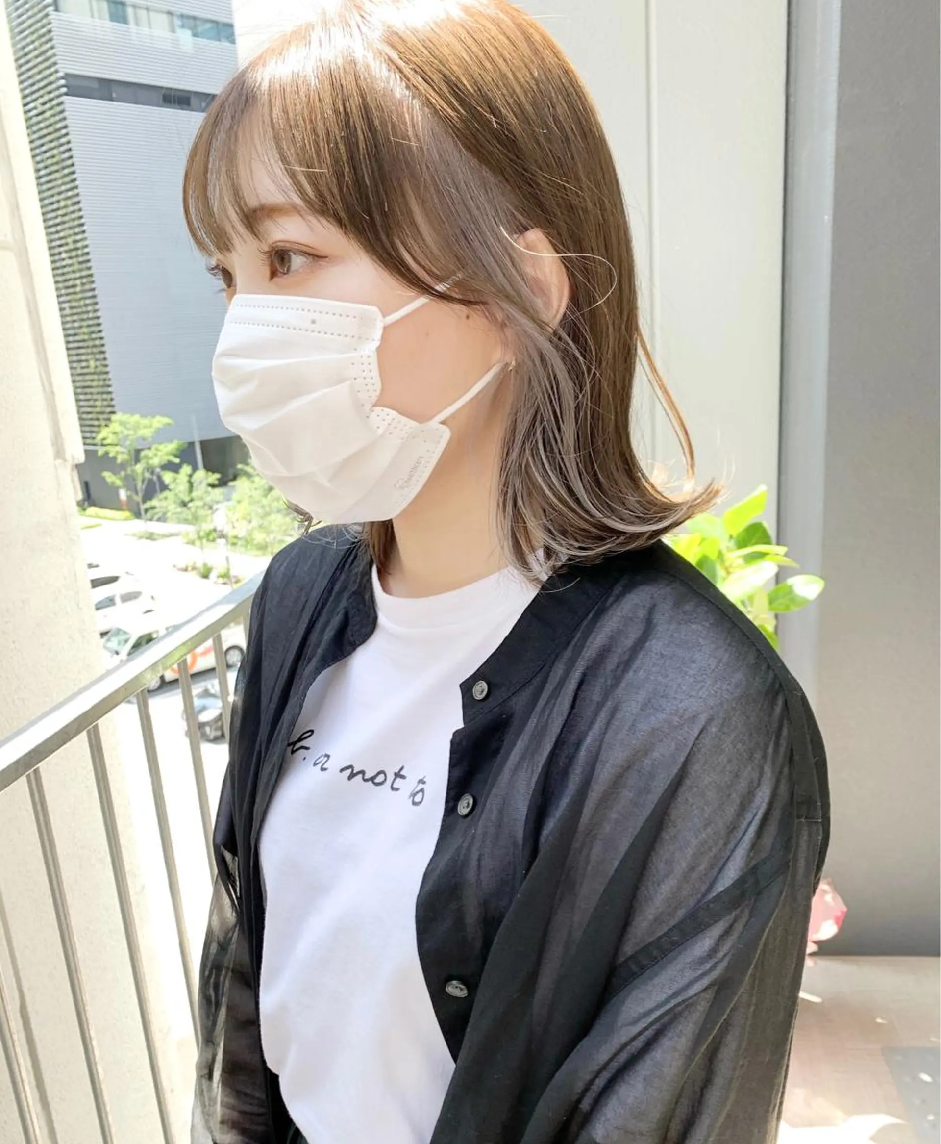 ミディアム カラー カット ヘアカラー トリートメント 樫原裕二 /柔らかいカラーのヘアスタイル