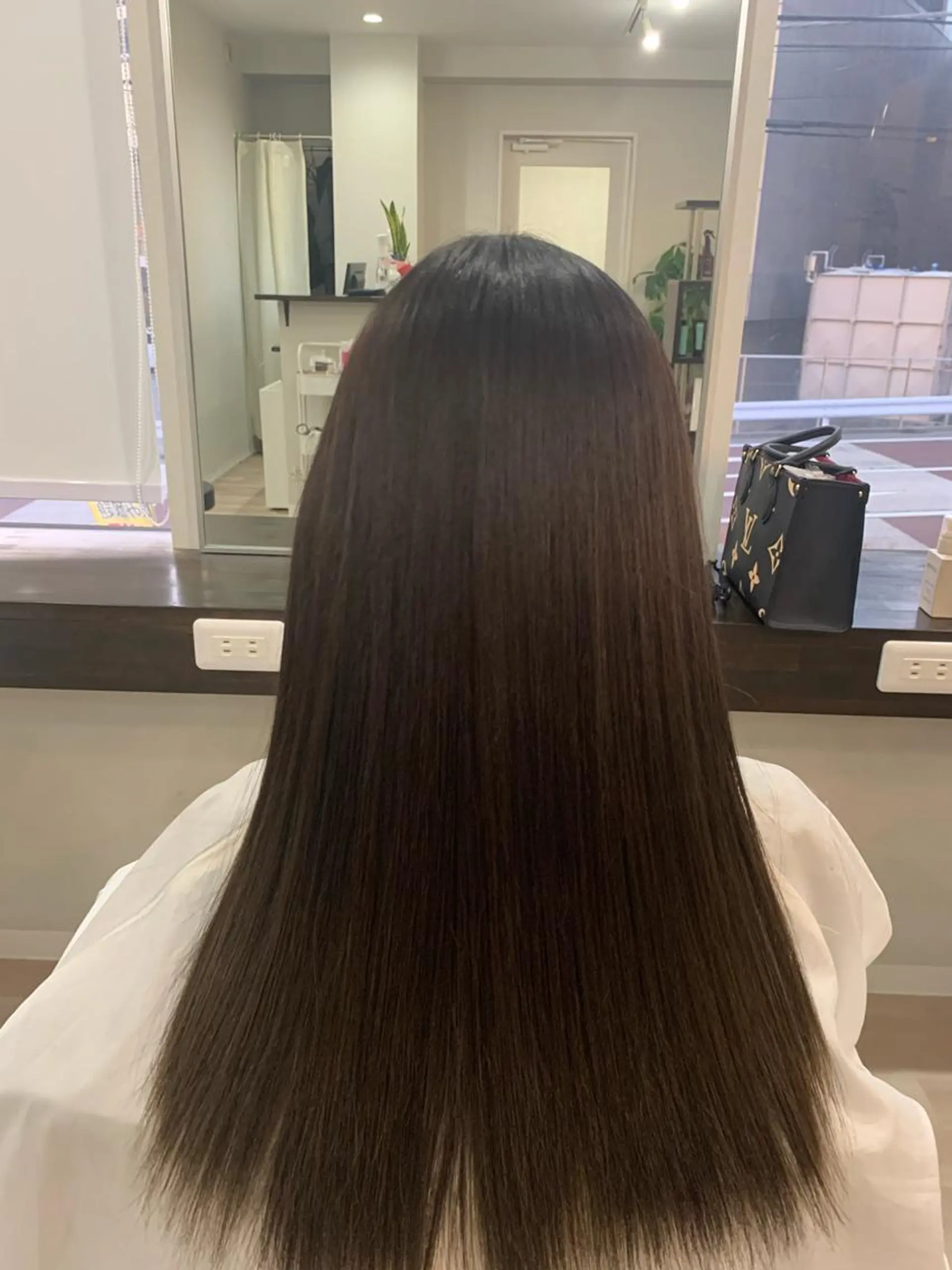 ロング カット 縮毛矯正 トリートメント TSUBAKI /グランディールのヘアスタイル