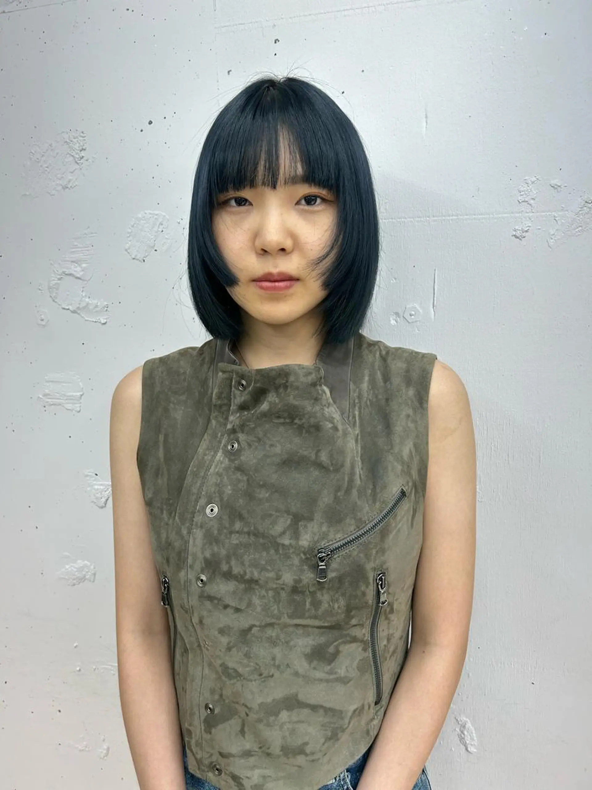 ショート レイヤー×ツヤカラー 渋谷/kougaのヘアスタイル