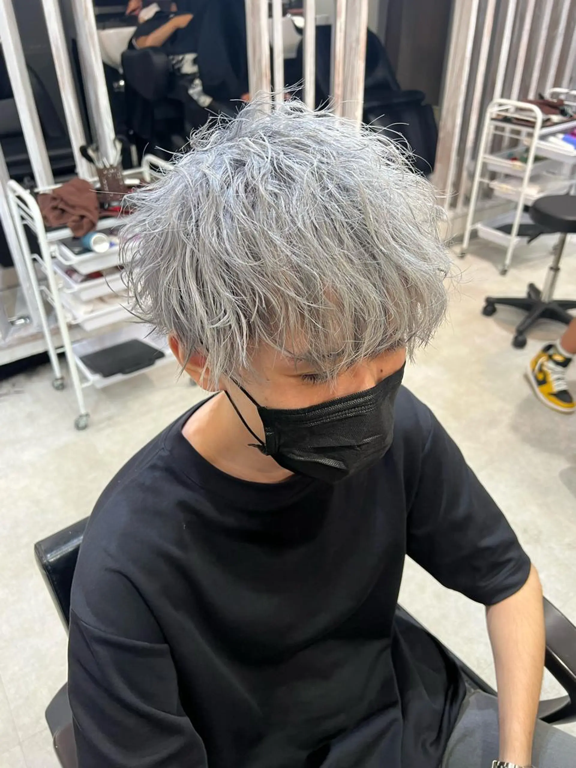 ショート カラー ヘアカラー パーマ特化美容師 佐藤壮流のヘアスタイル