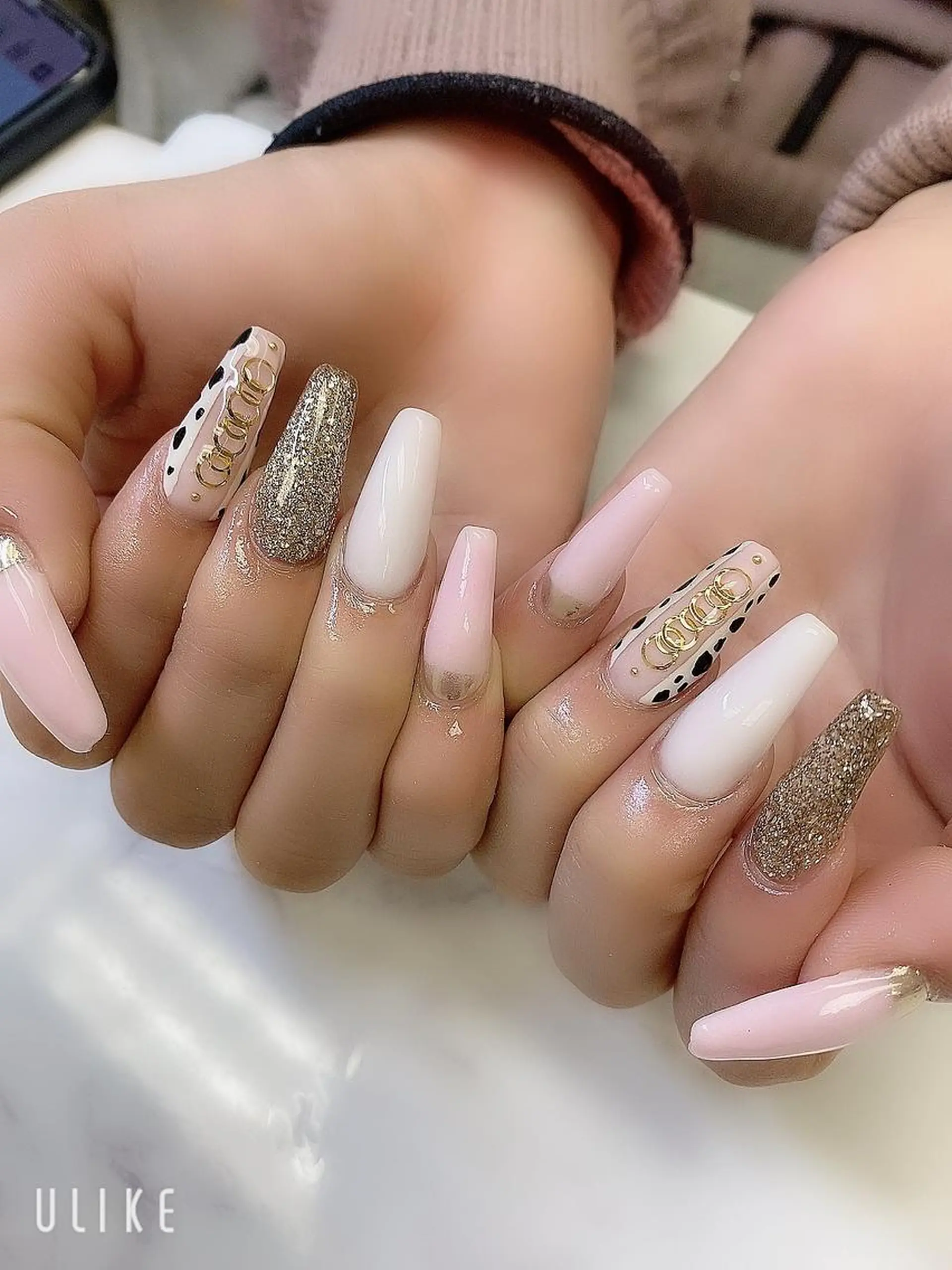 ロング ハンドネイル JNA認定講師🌸 RIEのネイルデザイン