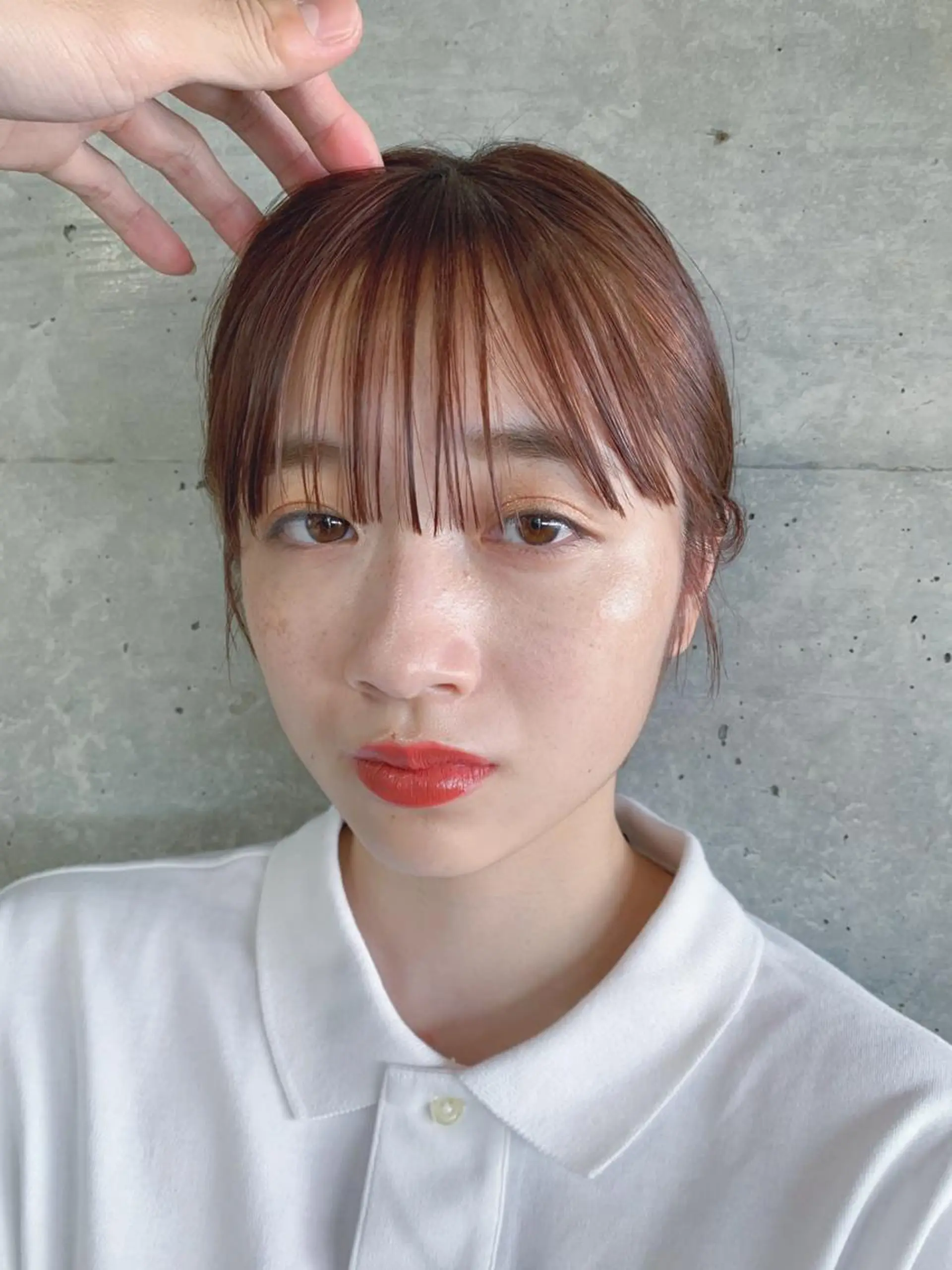 ショート カラー ボブパーマコテ巻き風 パーマNo1深江秀平のヘアスタイル