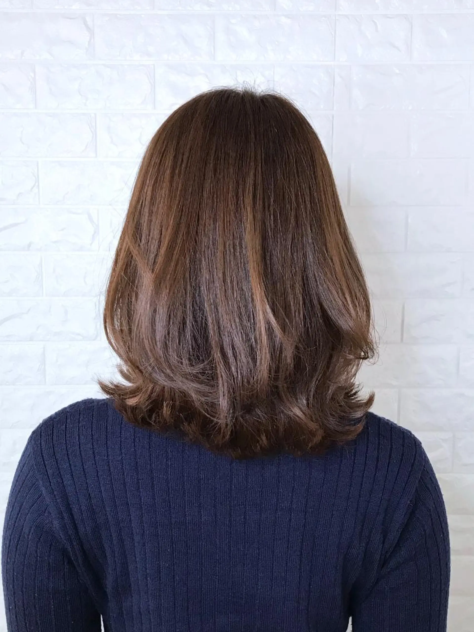 ミディアム カラー ベージュカラー 透明感カラー イルミナカラー オリーブベージュ エイジングケア特化 美容師✂️山崎竜二のヘアスタイル